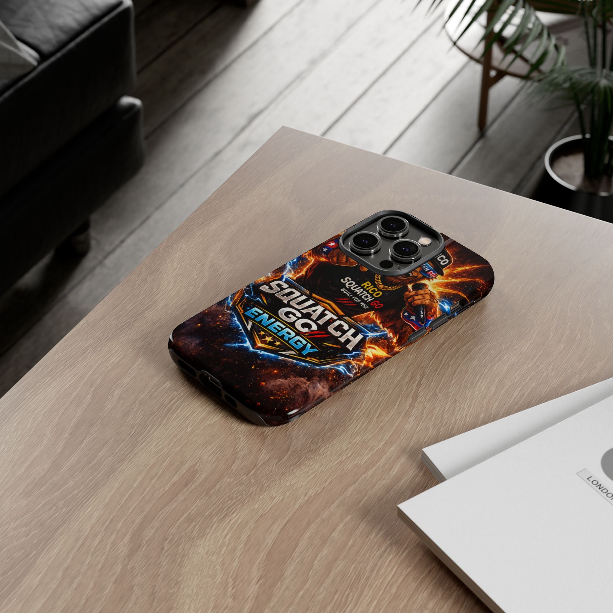 Squatch Go Energy Phone Case — 'Rico Squatch Go' Gamer Energized Tough Case