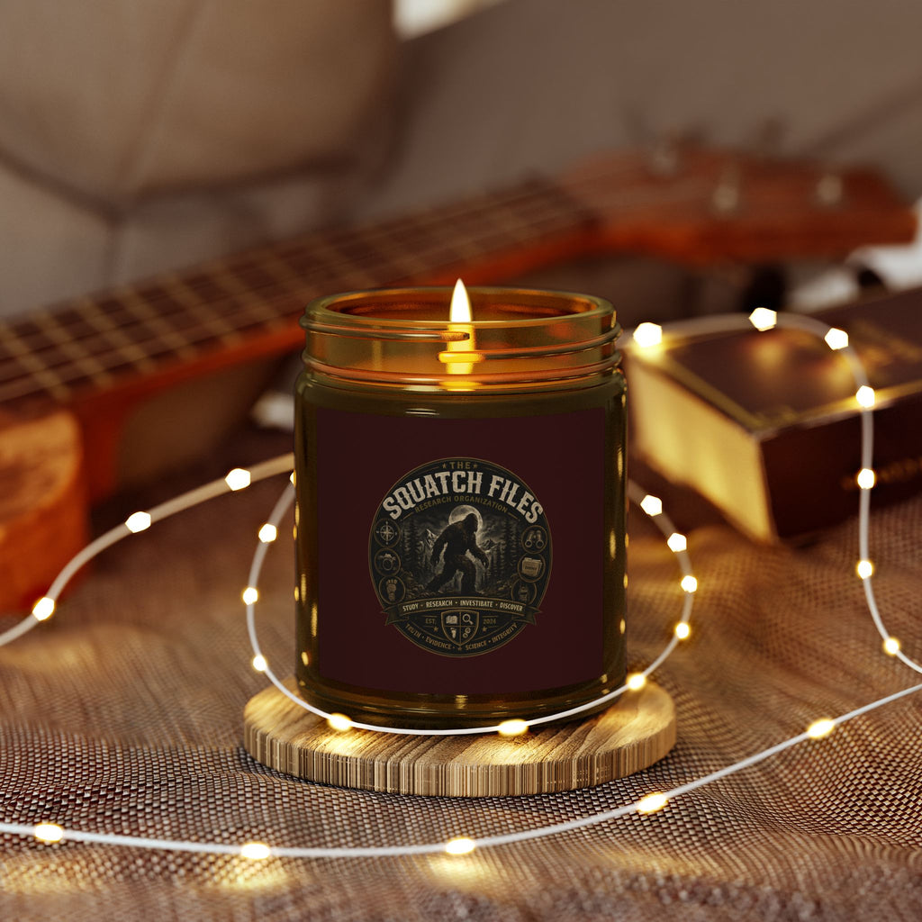 Coconut Apricot Wax Candle — Squatch Files Scent (4oz & 9oz)