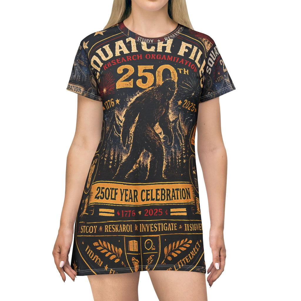 Squatch Files 250th Anniversary T-Shirt Dress