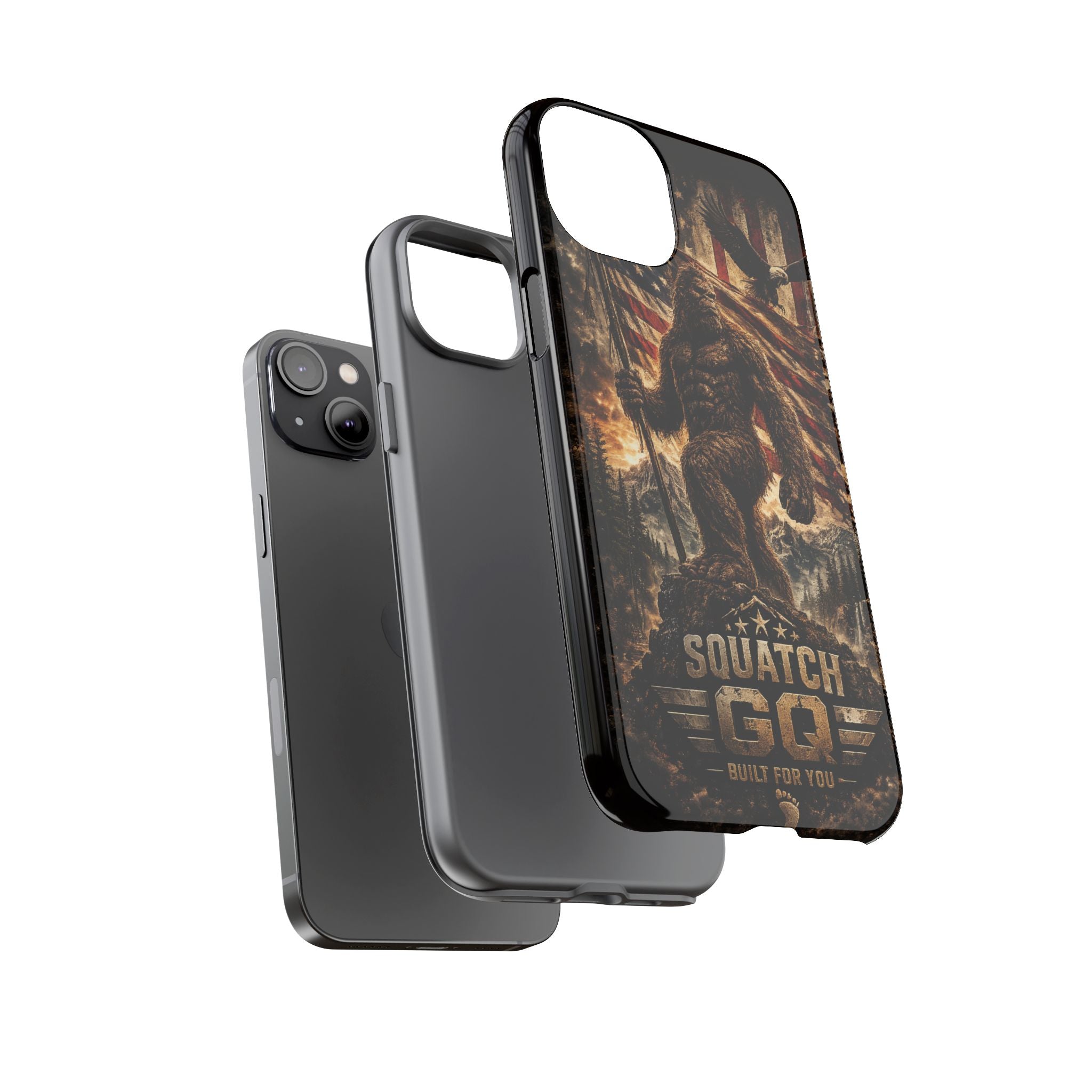 Squatch GQ Phone Case — American Bigfoot Protective iPhone Cover