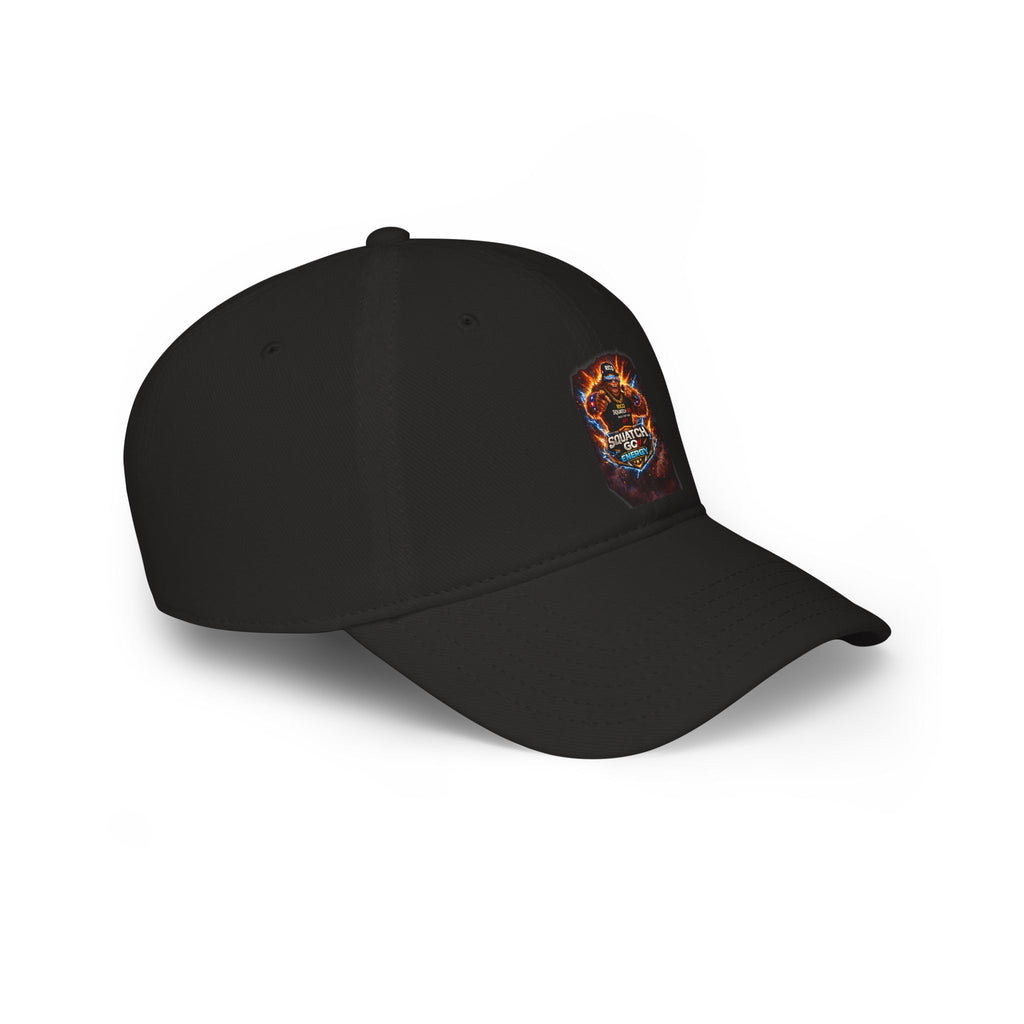Dragon Skull Gaming Cap — Low Profile Baseball Hat with Fiery Graphic