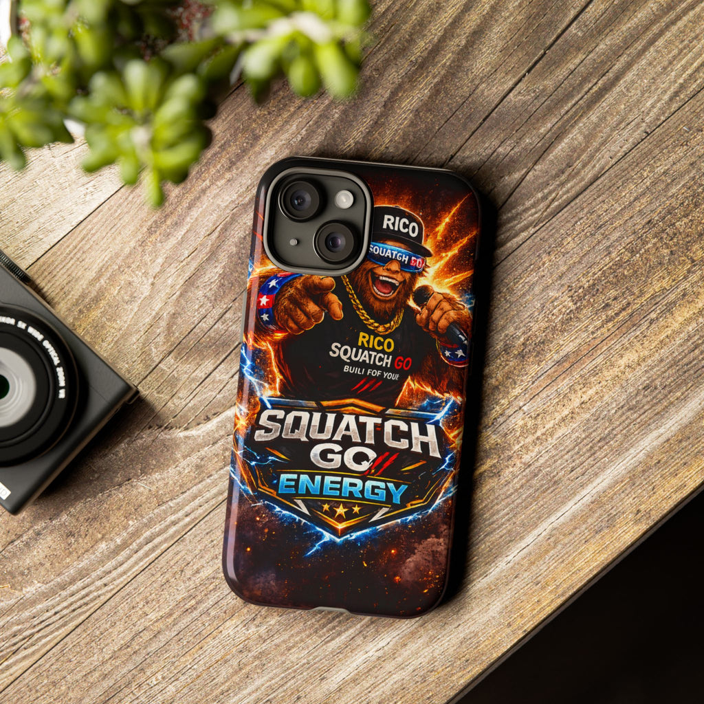 Squatch Go Energy Phone Case — 'Rico Squatch Go' Gamer Energized Tough Case