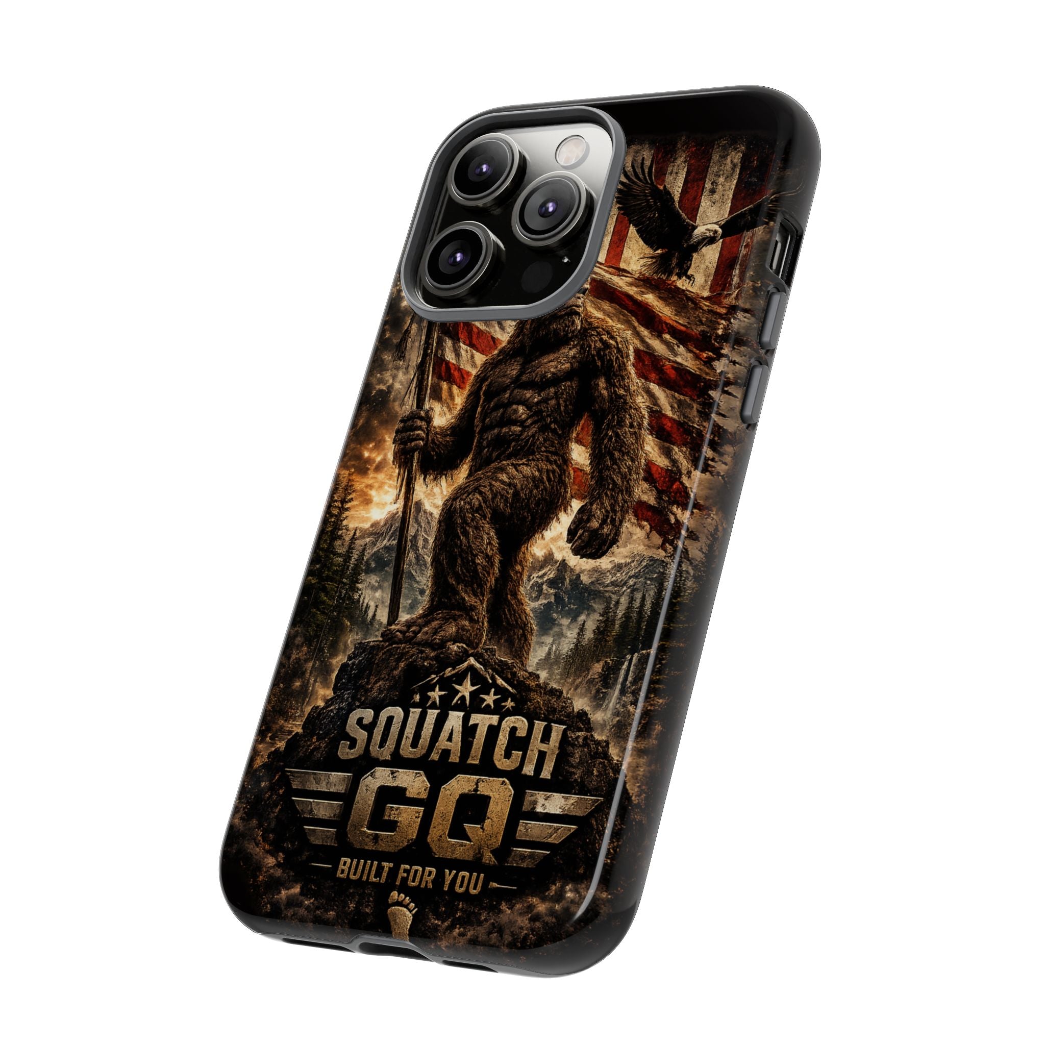 Squatch GQ Phone Case — American Bigfoot Protective iPhone Cover