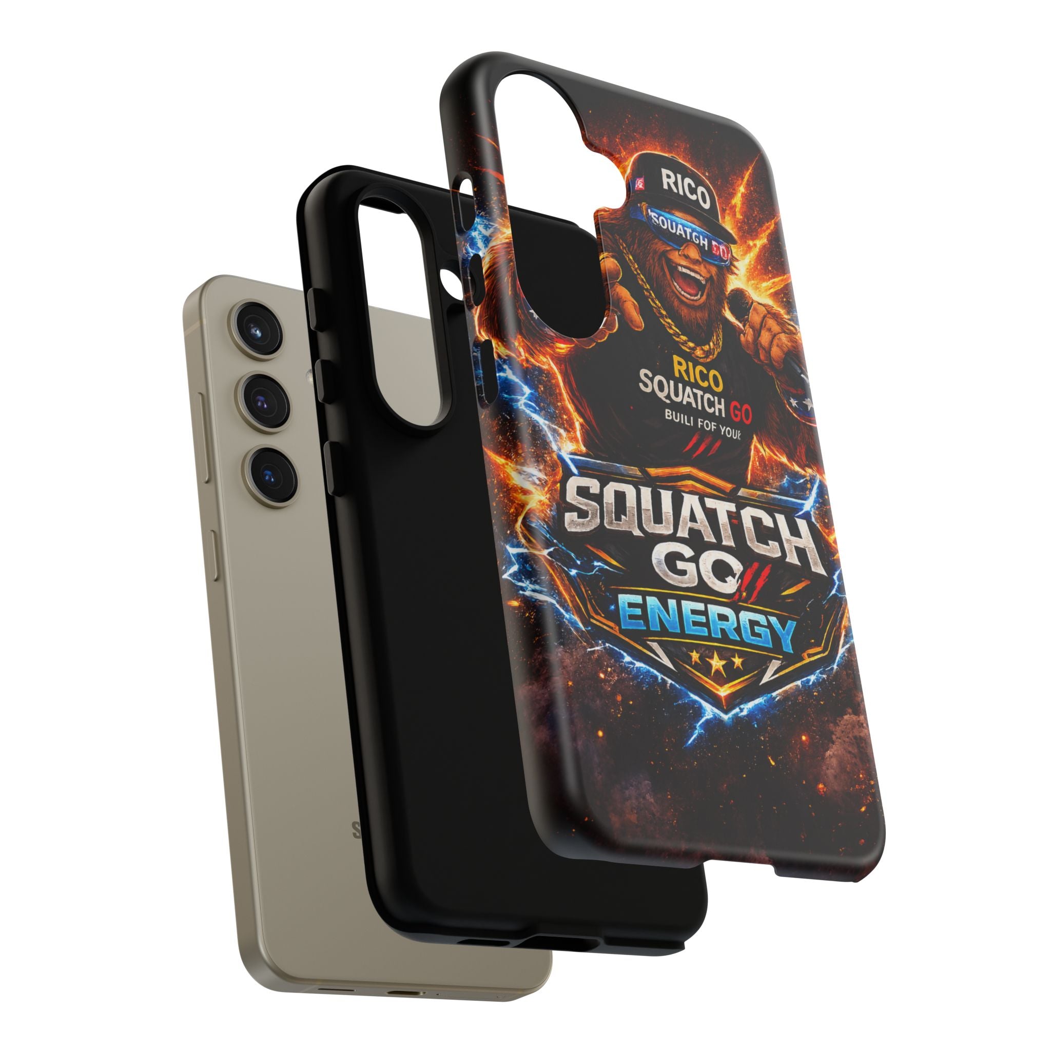 Squatch Go Energy Phone Case — 'Rico Squatch Go' Gamer Energized Tough Case