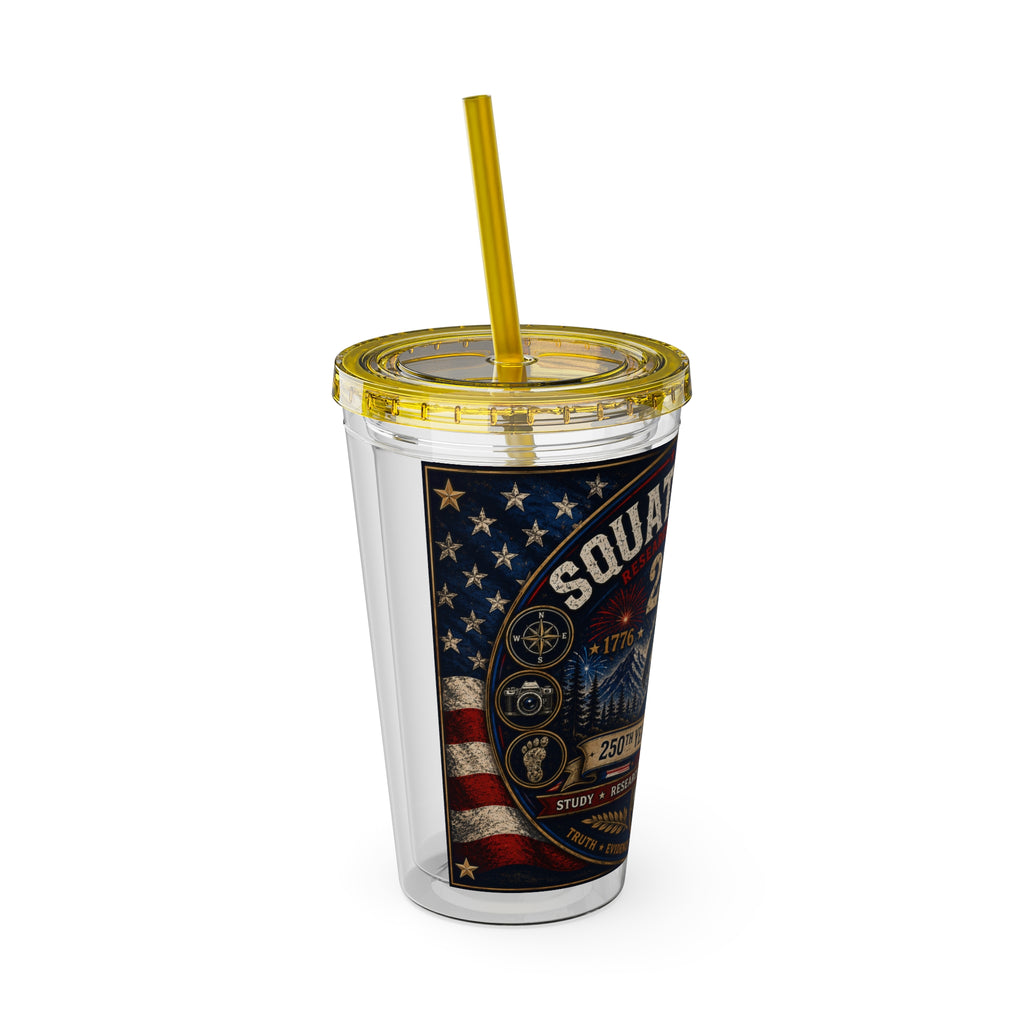 Sasquatch Files 250th Anniversary Tumbler — 16oz Insulated Straw Cup