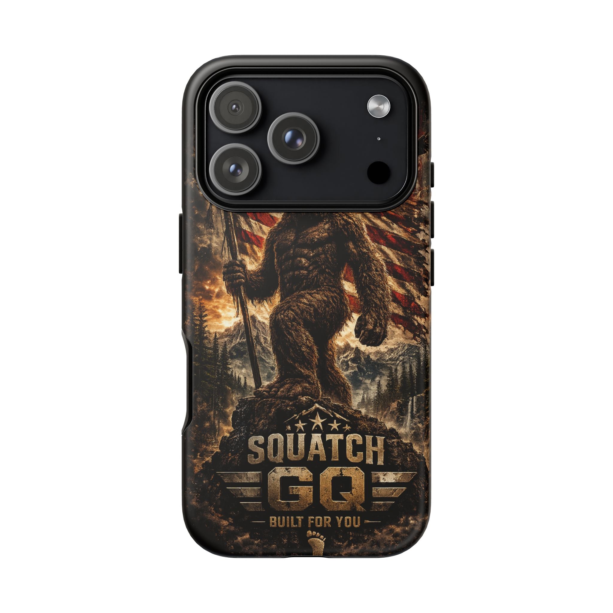 Squatch GQ Phone Case — American Bigfoot Protective iPhone Cover