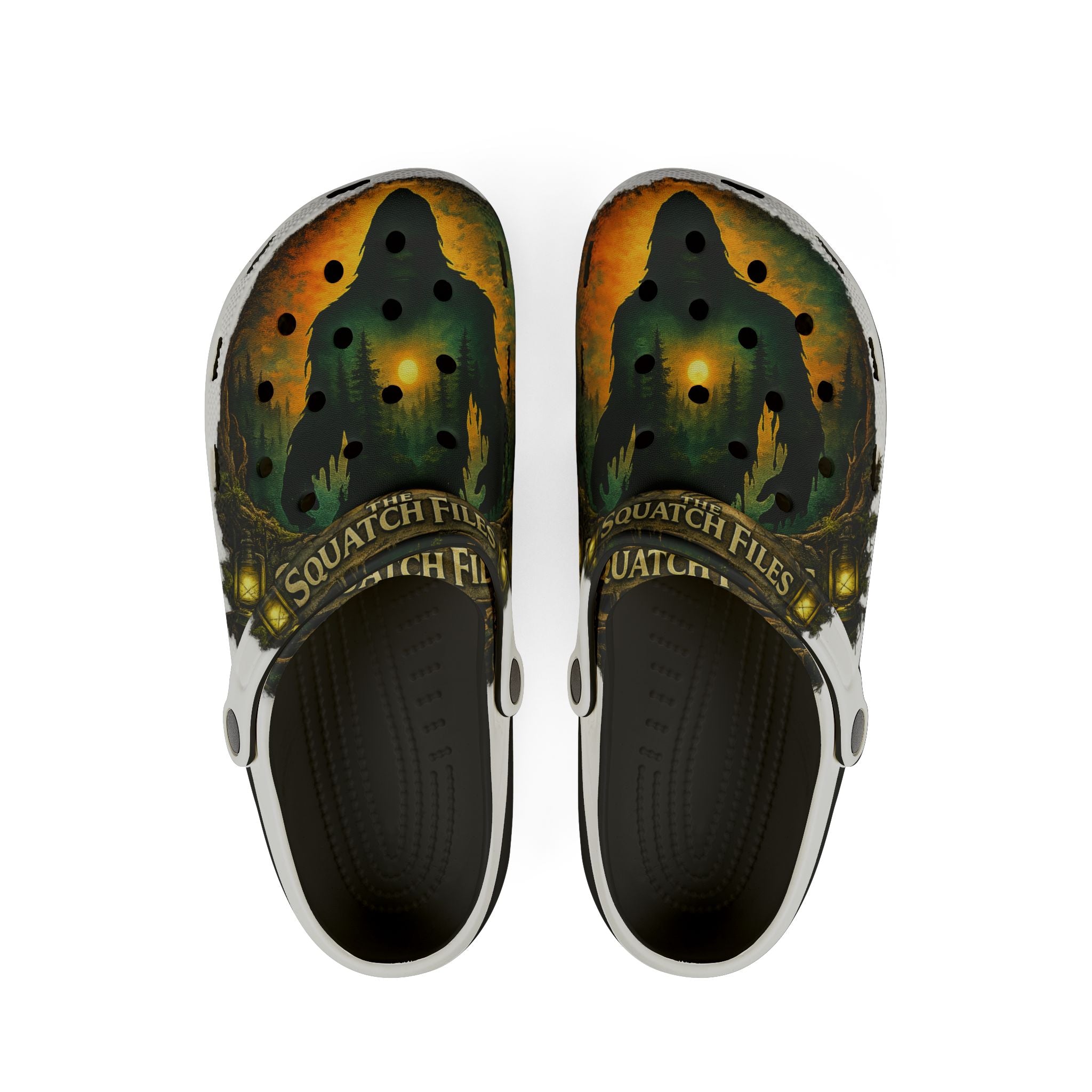 Sasquatch Files Graphic EVA Clogs