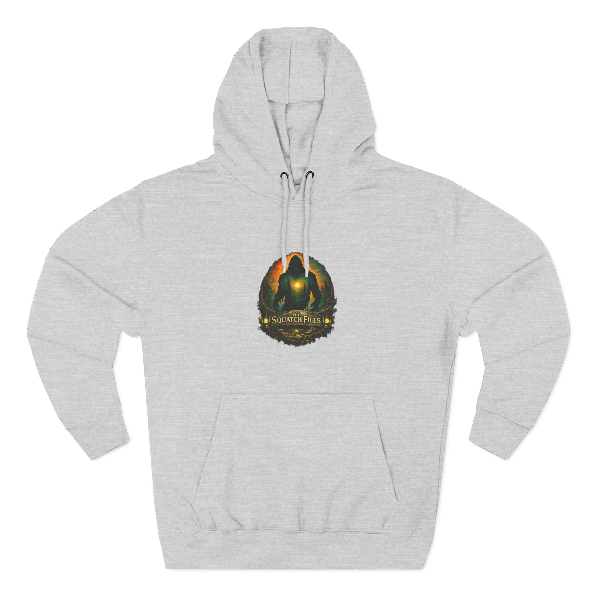 Squatch Go Energy Hoodie — Bigfoot Graphic Fleece Pullover (Made by Nature, Built by Science)