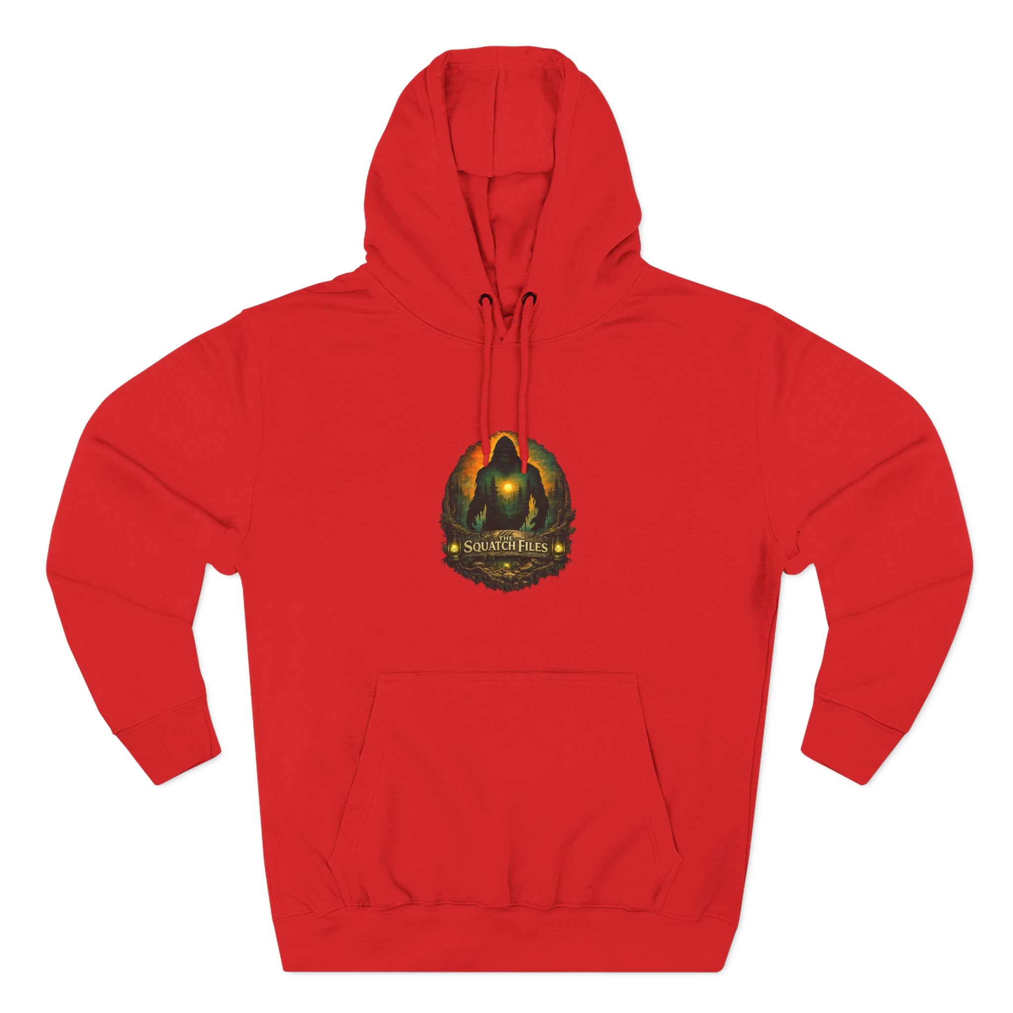 Squatch Go Energy Hoodie — Bigfoot Graphic Fleece Pullover (Made by Nature, Built by Science)