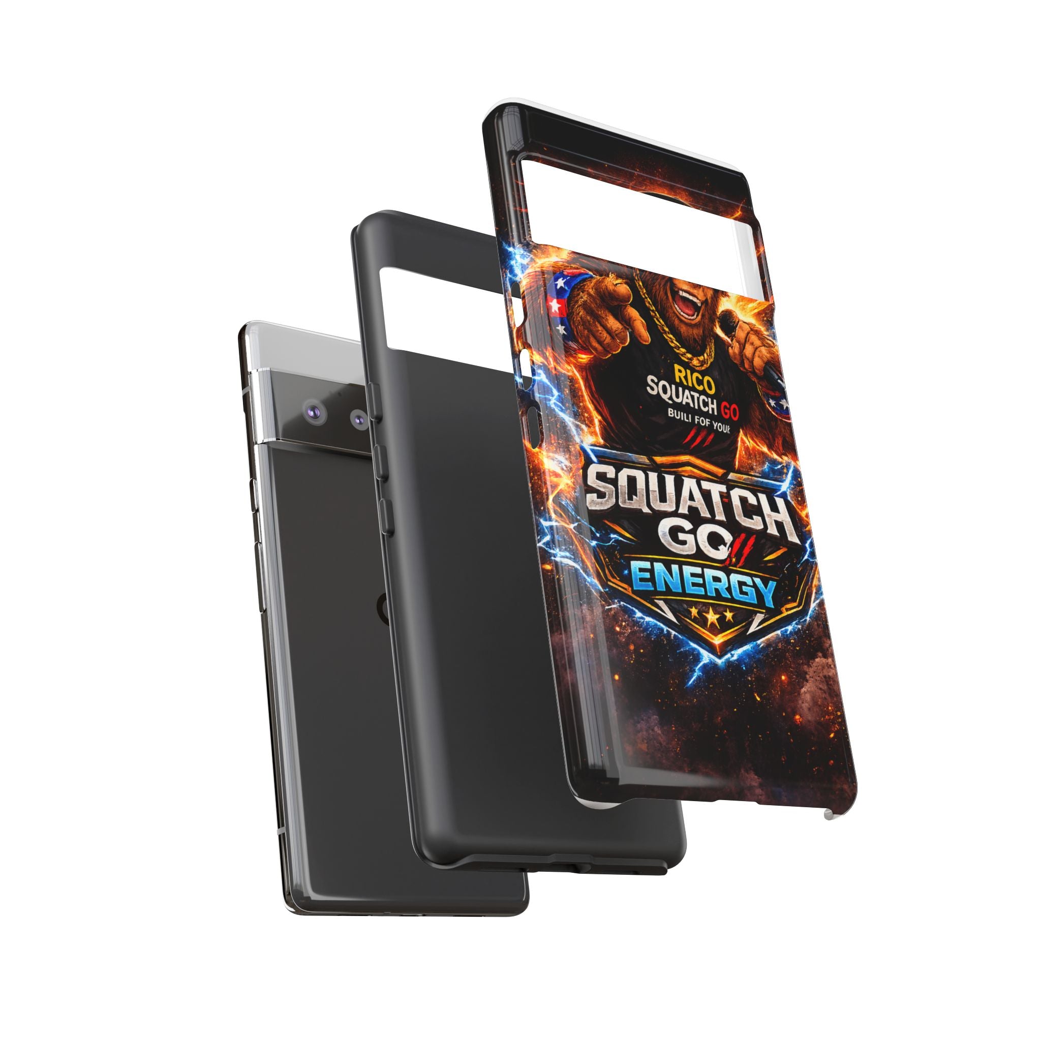 Squatch Go Energy Phone Case — 'Rico Squatch Go' Gamer Energized Tough Case