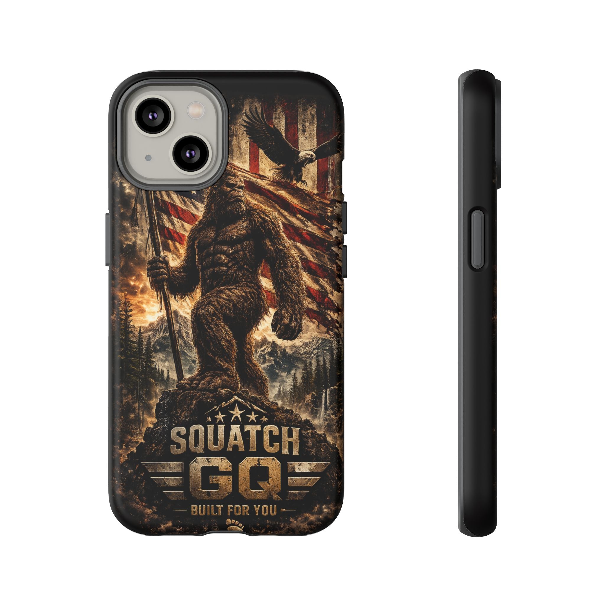 Squatch GQ Phone Case — American Bigfoot Protective iPhone Cover