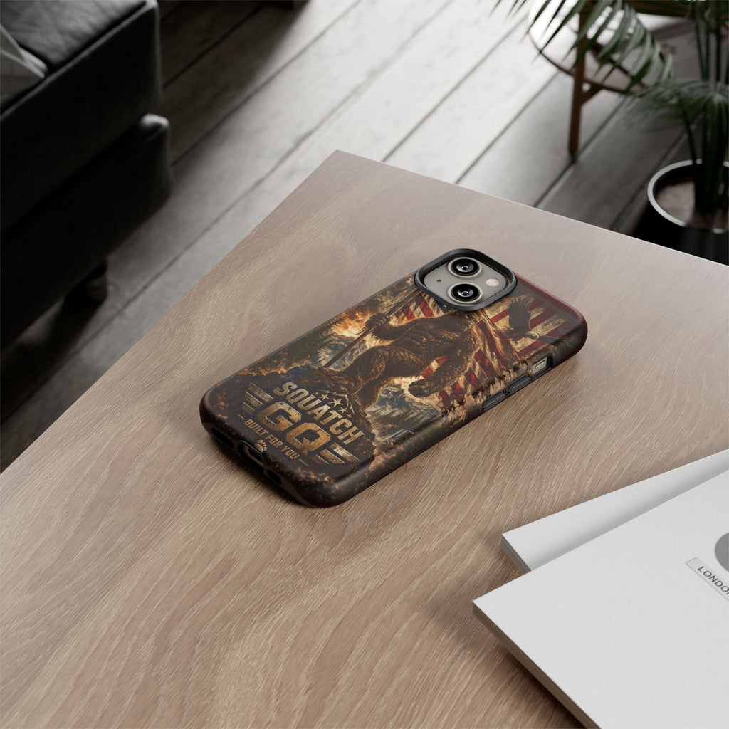 Squatch GQ Phone Case — American Bigfoot Protective iPhone Cover