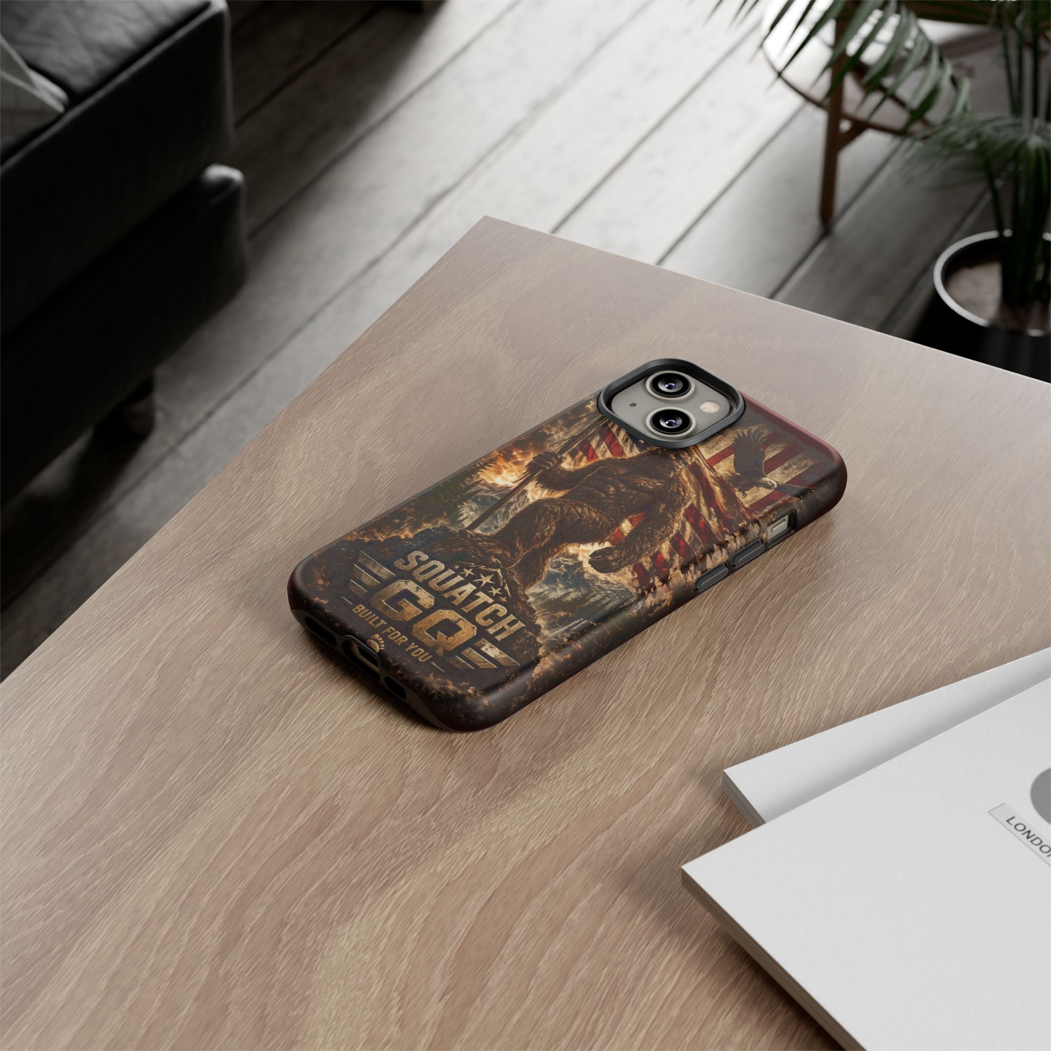 Squatch GQ Phone Case — American Bigfoot Protective iPhone Cover
