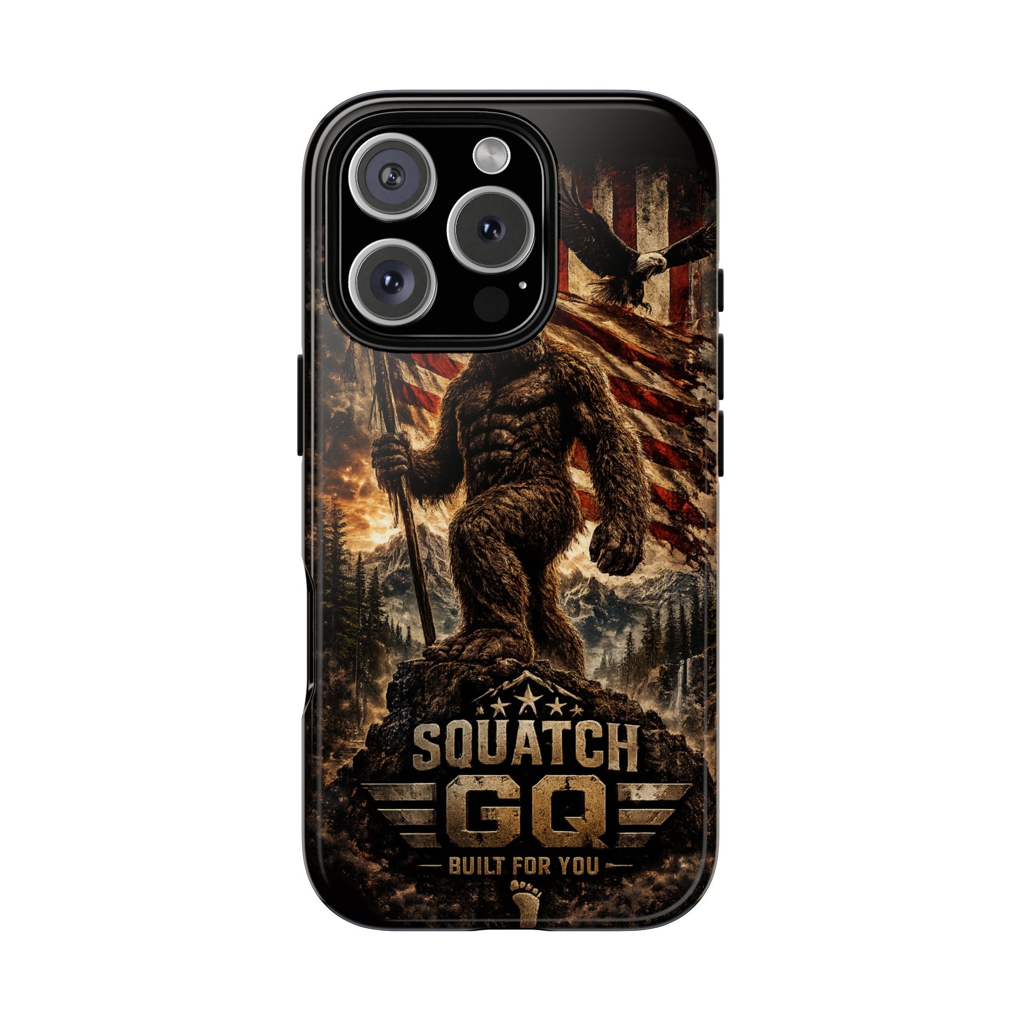 Squatch GQ Phone Case — American Bigfoot Protective iPhone Cover