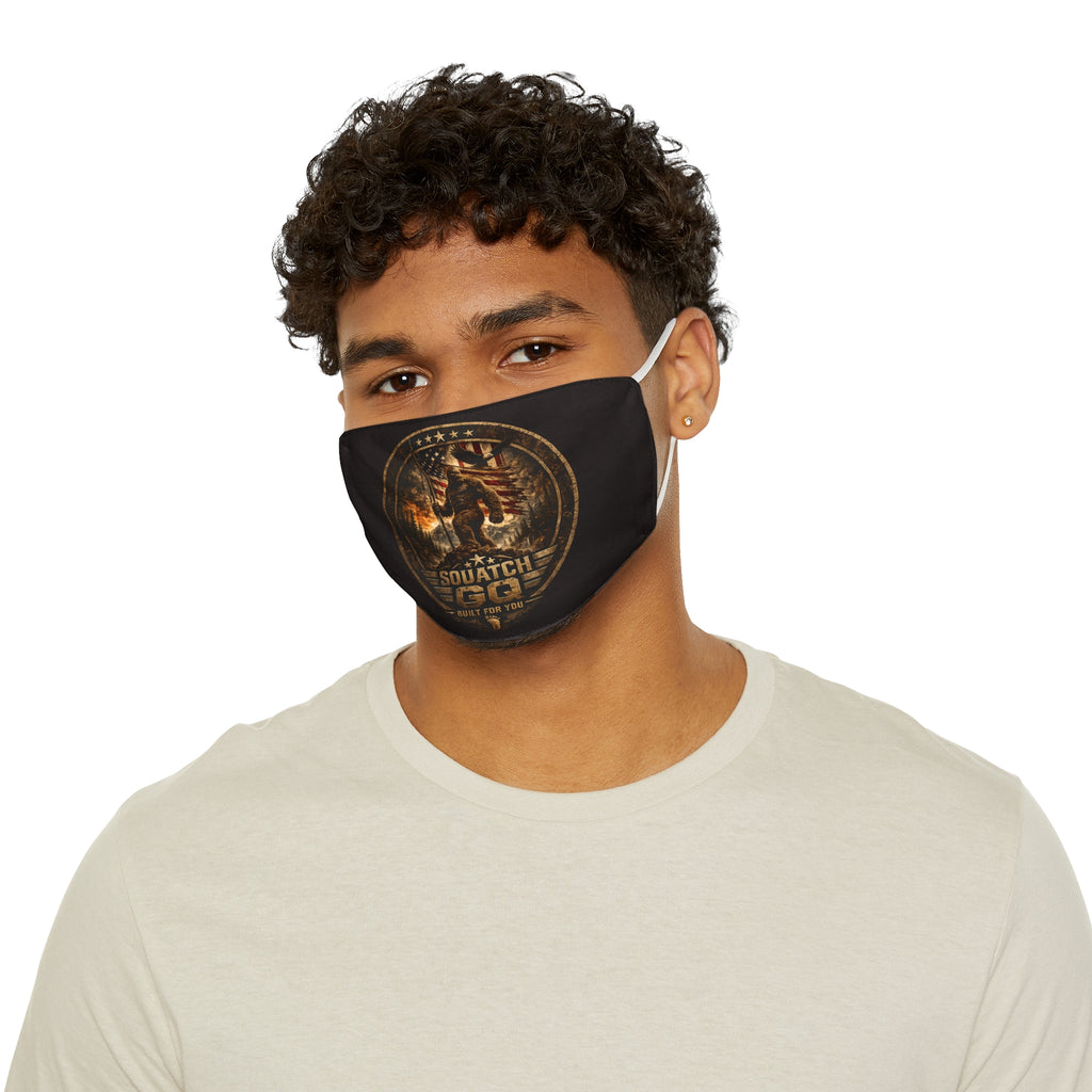 Sasquatch 50th Anniversary Face Mask — Vintage Bigfoot Graphic