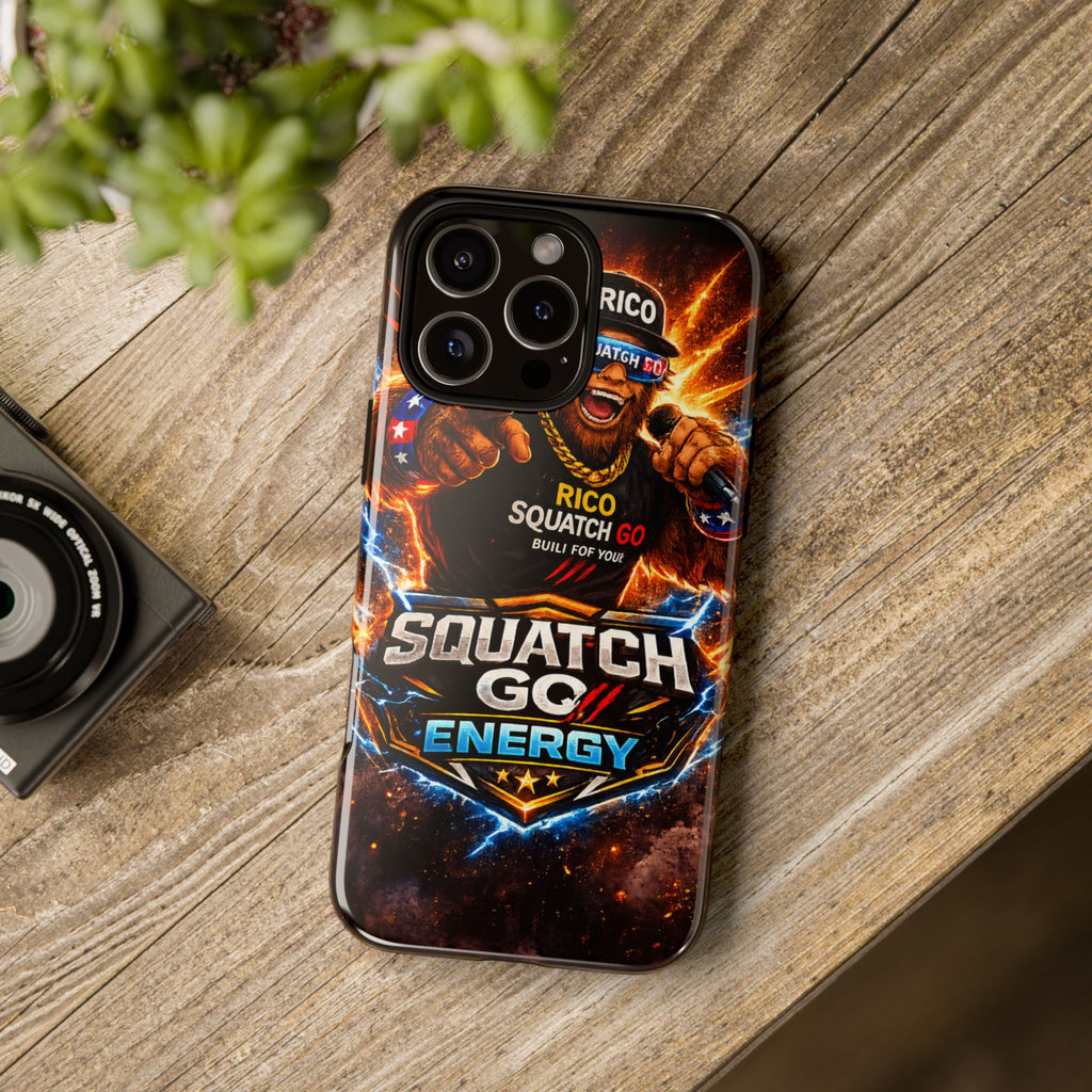 Squatch Go Energy Phone Case — 'Rico Squatch Go' Gamer Energized Tough Case
