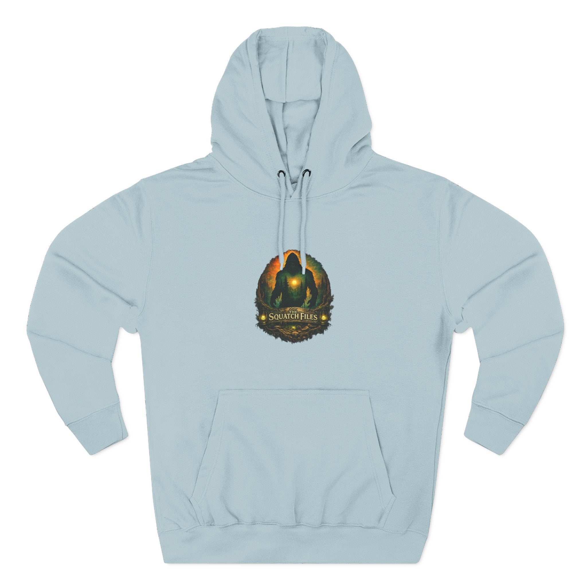 Squatch Go Energy Hoodie — Bigfoot Graphic Fleece Pullover (Made by Nature, Built by Science)