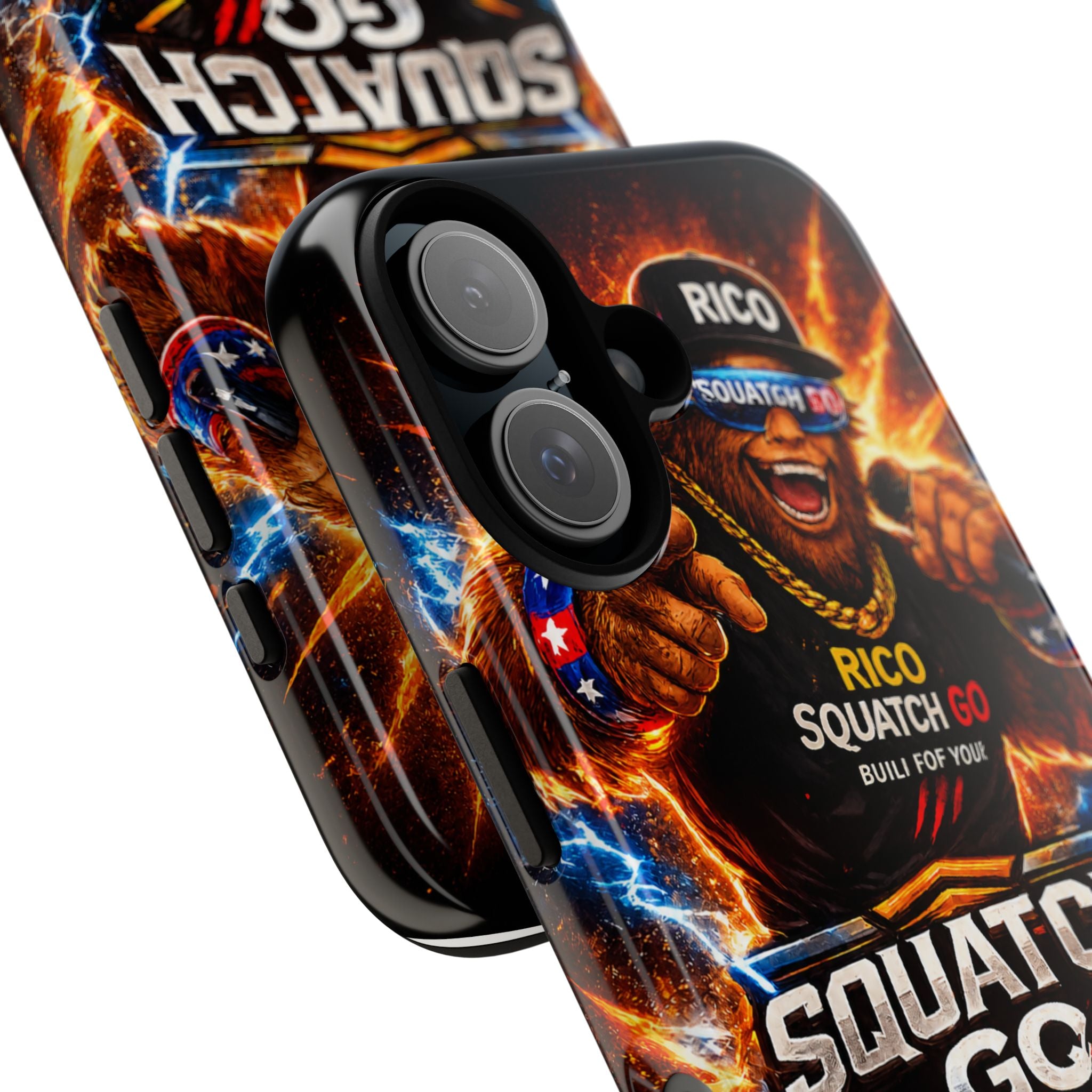 Squatch Go Energy Phone Case — 'Rico Squatch Go' Gamer Energized Tough Case