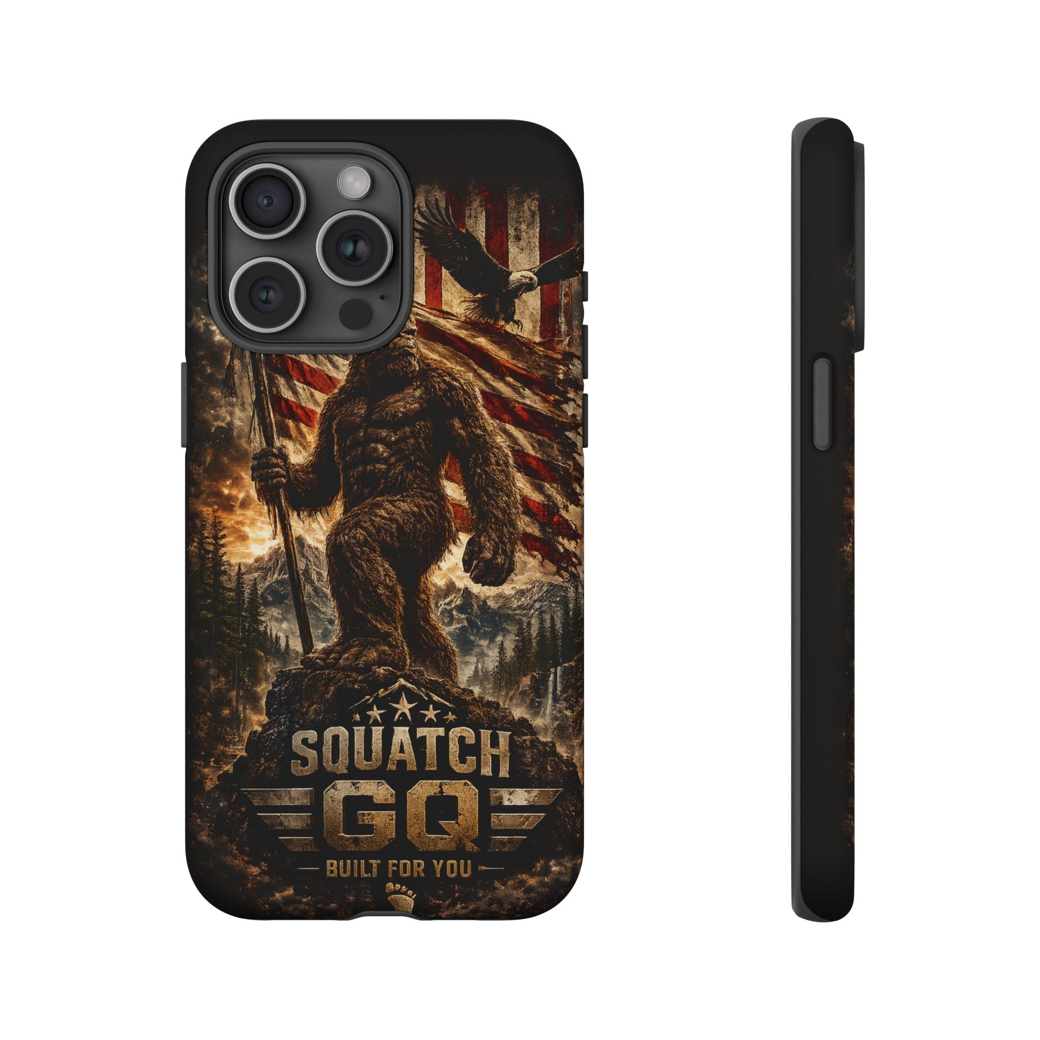 Squatch GQ Phone Case — American Bigfoot Protective iPhone Cover