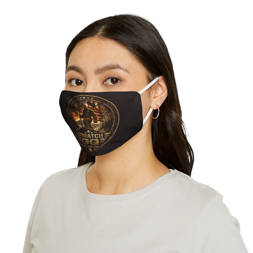 Sasquatch 50th Anniversary Face Mask — Vintage Bigfoot Graphic