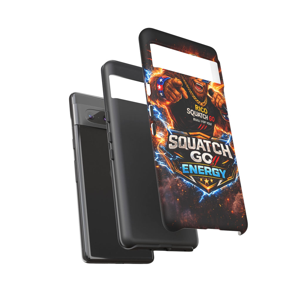 Squatch Go Energy Phone Case — 'Rico Squatch Go' Gamer Energized Tough Case