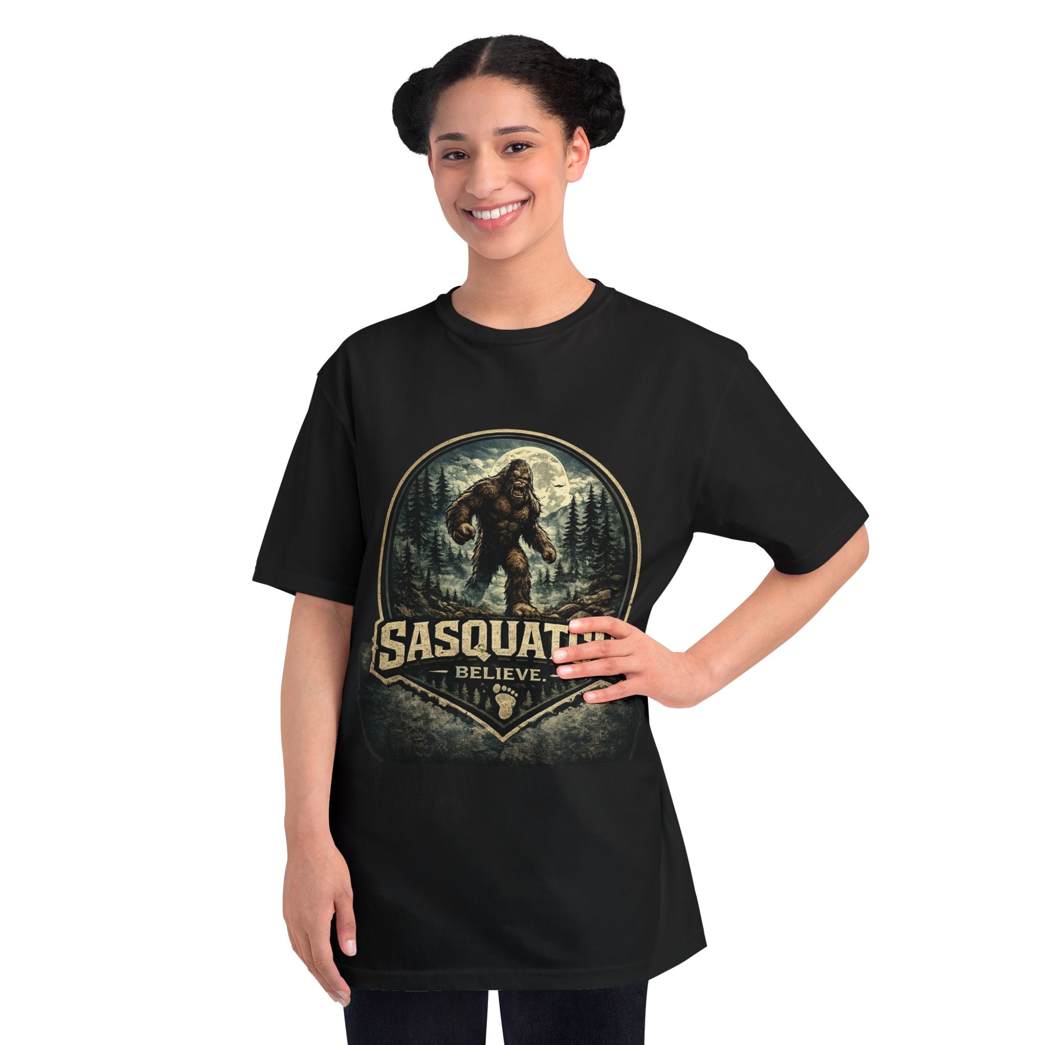 Sasquatch Believe T-Shirt — Vintage Bigfoot Forest Graphic Tee