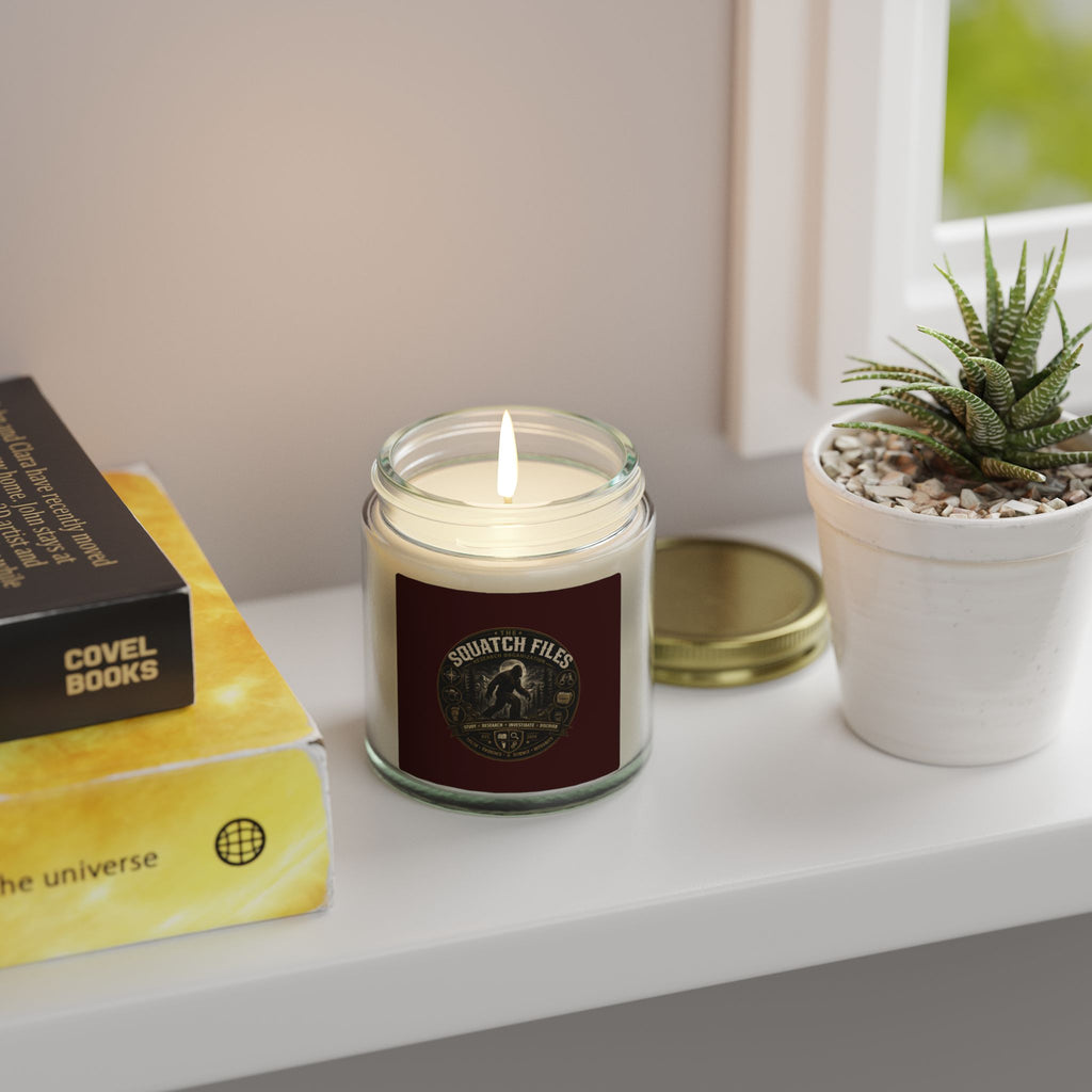 Coconut Apricot Wax Candle — Squatch Files Scent (4oz & 9oz)