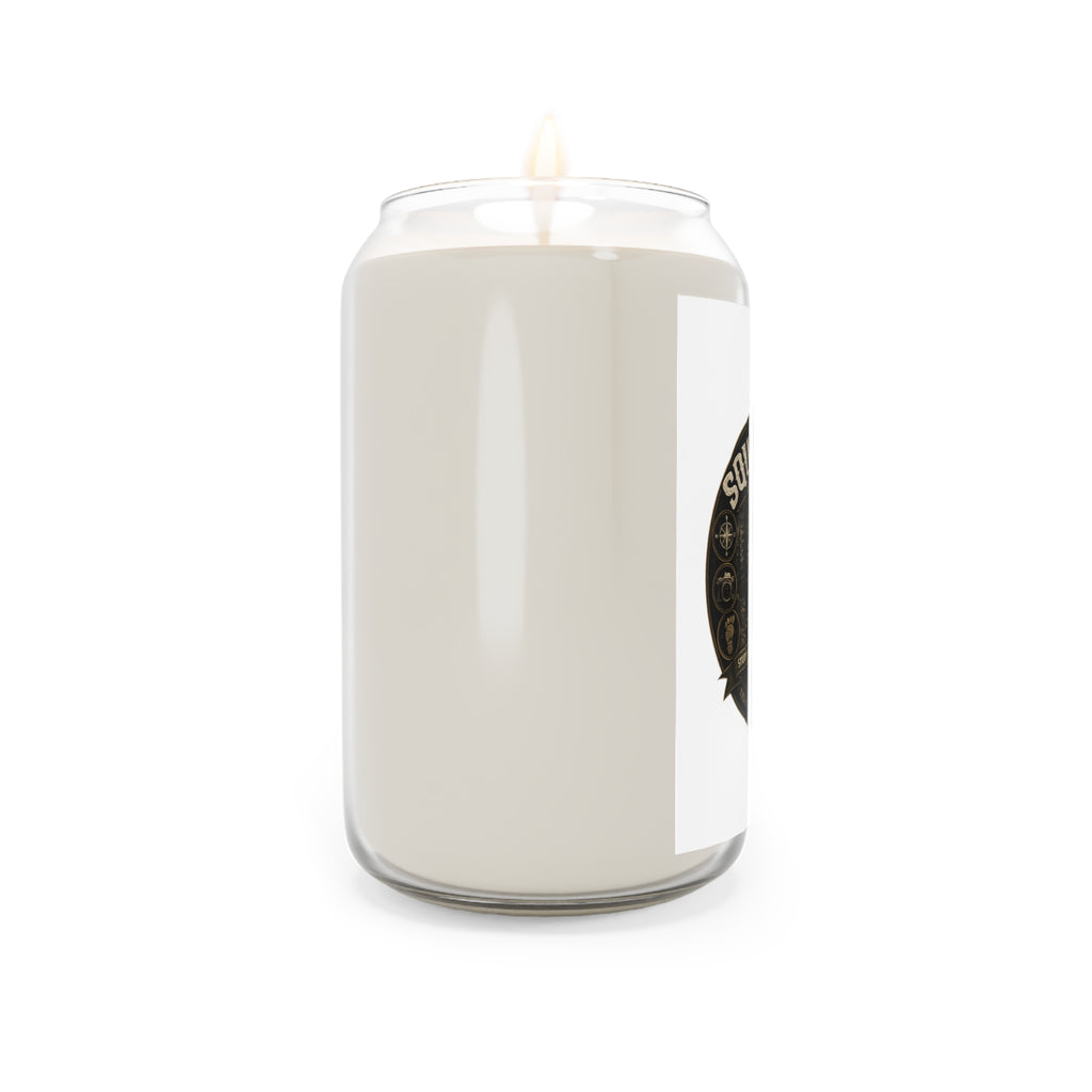 Scented Soy Candle — “The Squatch Files” 13.75oz | Forest & Campfire Aroma
