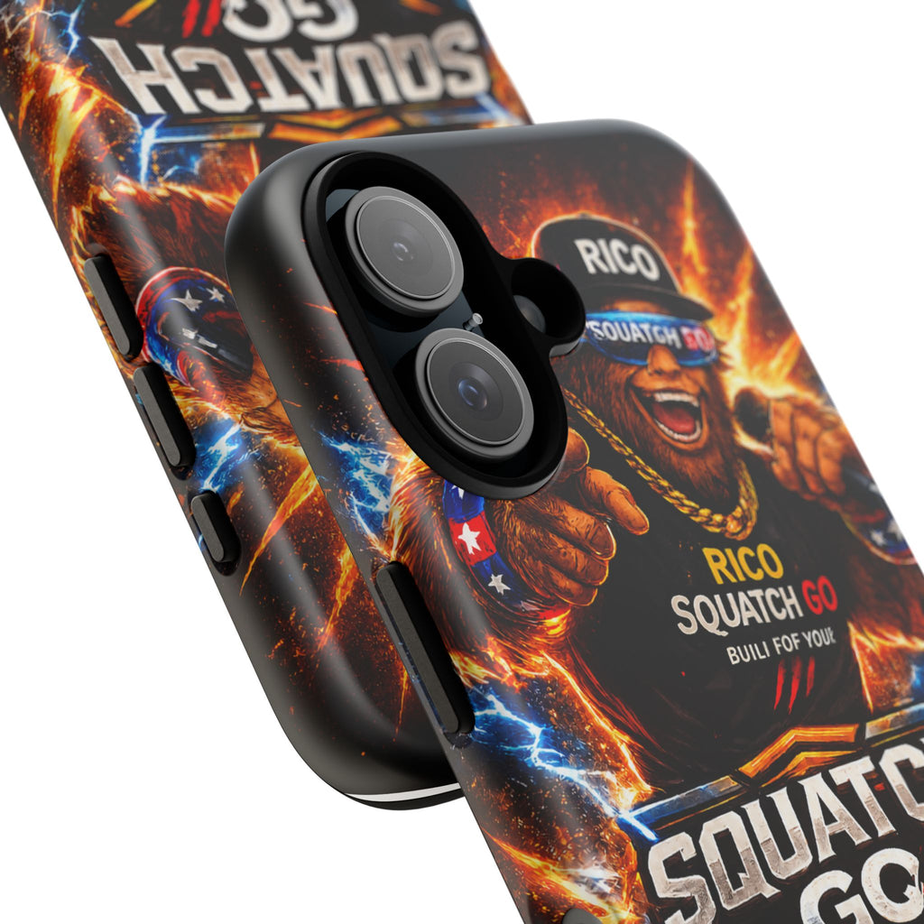 Squatch Go Energy Phone Case — 'Rico Squatch Go' Gamer Energized Tough Case