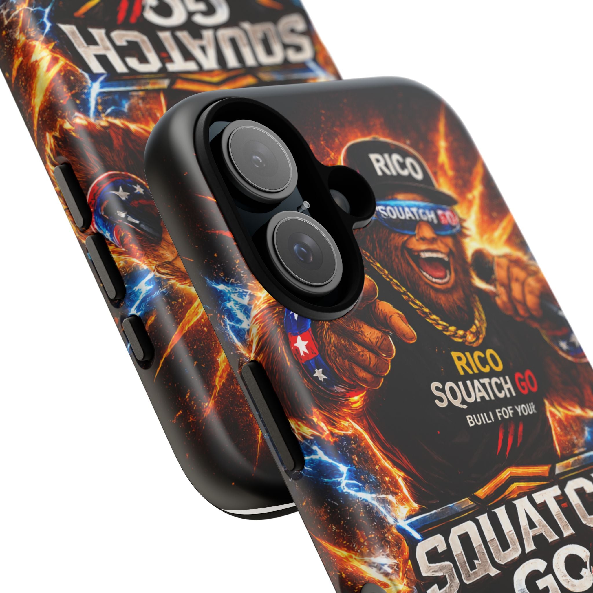 Squatch Go Energy Phone Case — 'Rico Squatch Go' Gamer Energized Tough Case