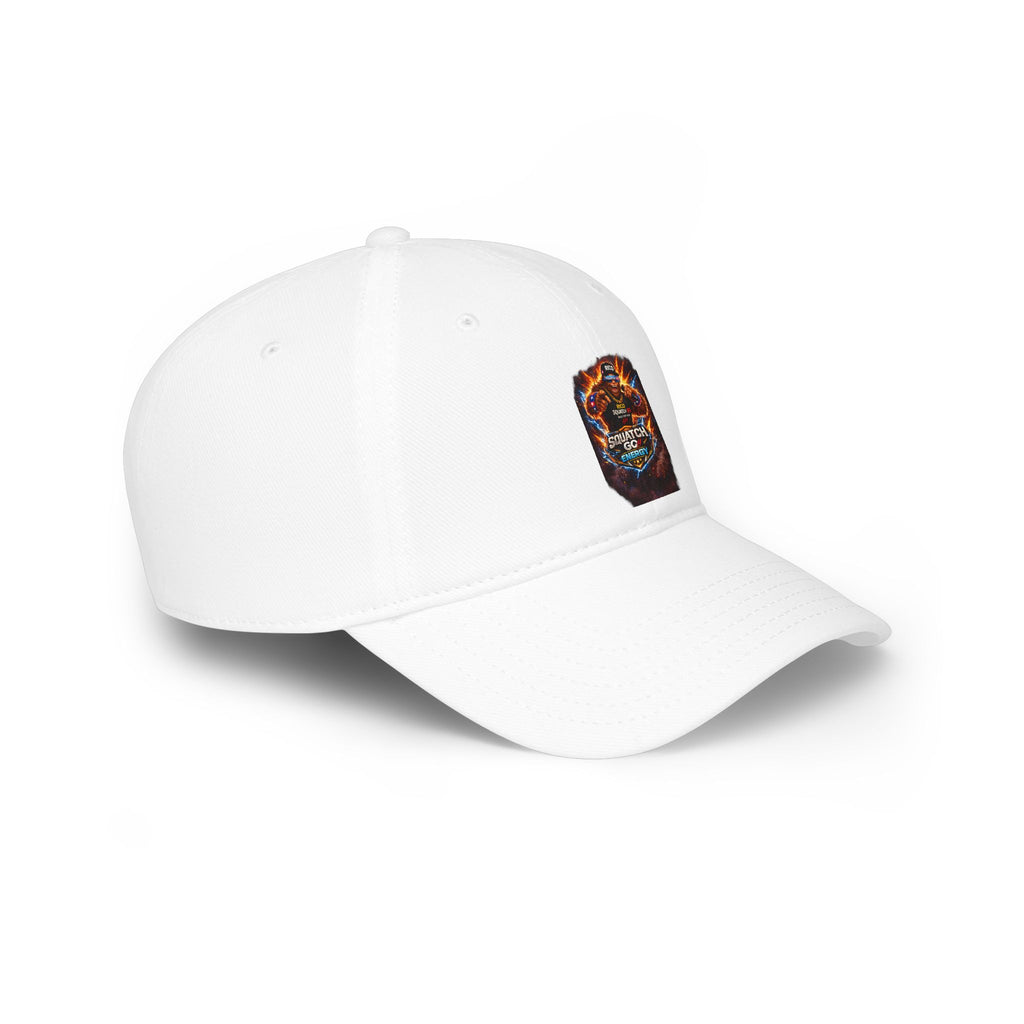 Dragon Skull Gaming Cap — Low Profile Baseball Hat with Fiery Graphic