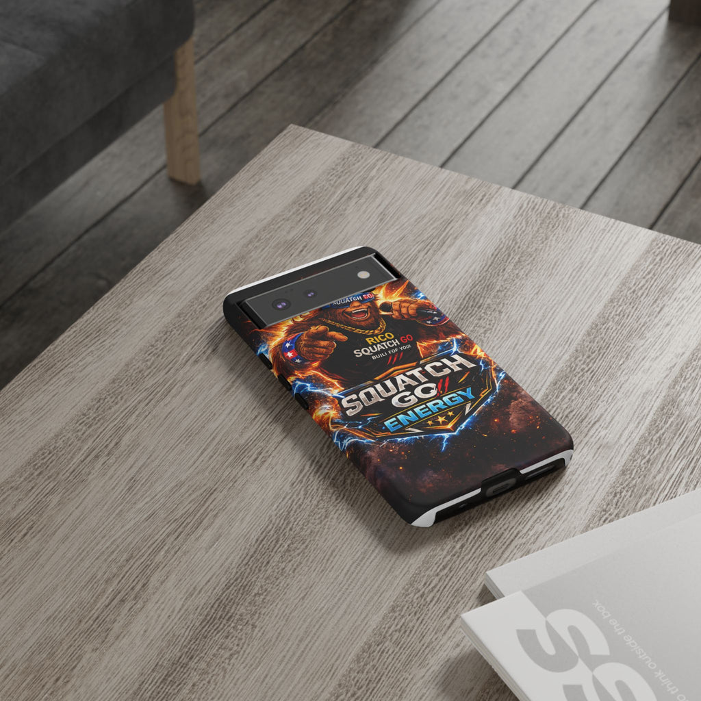 Squatch Go Energy Phone Case — 'Rico Squatch Go' Gamer Energized Tough Case