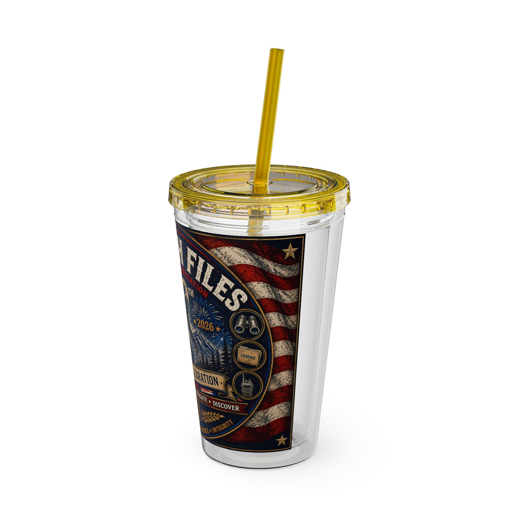 Sasquatch Files 250th Anniversary Tumbler — 16oz Insulated Straw Cup