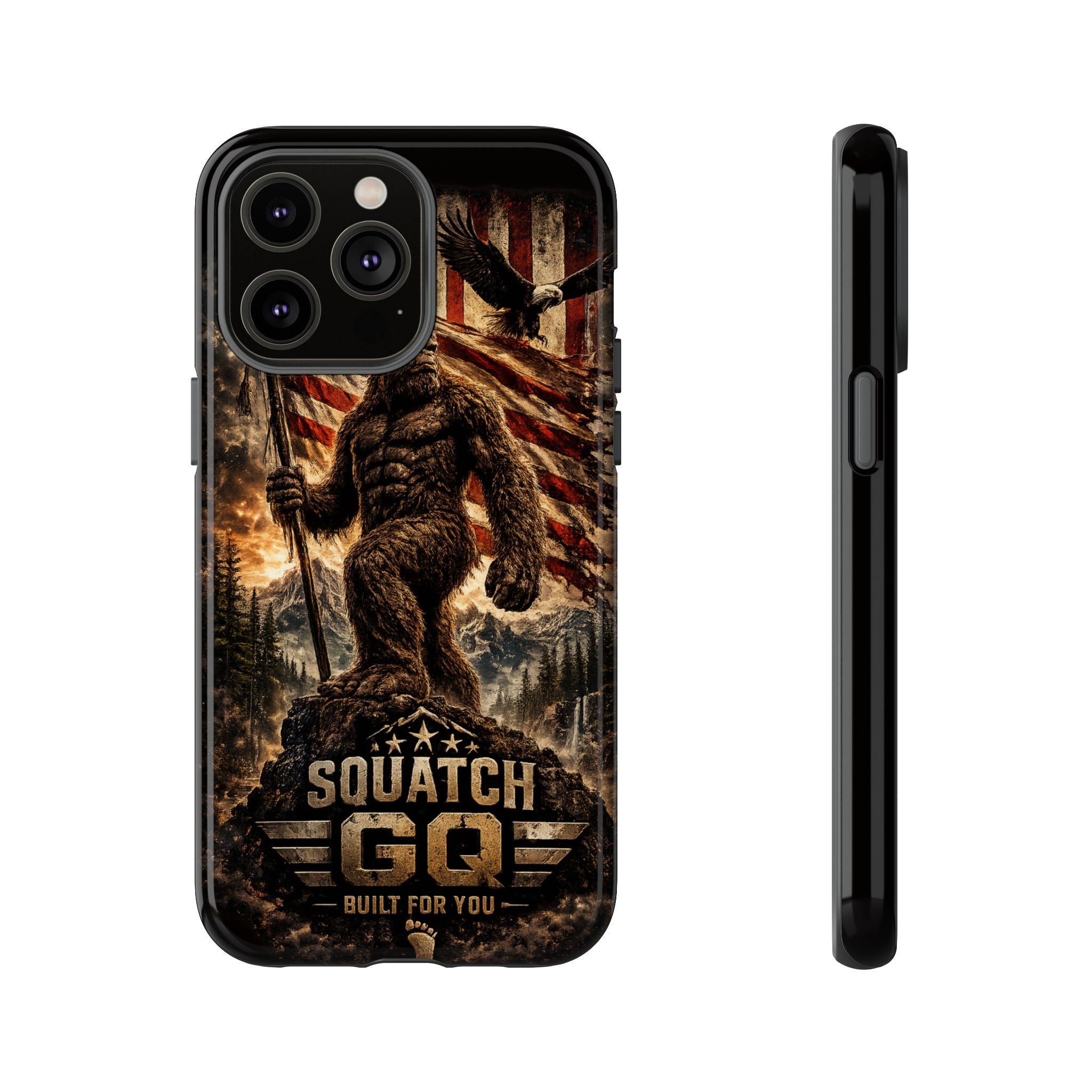 Squatch GQ Phone Case — American Bigfoot Protective iPhone Cover