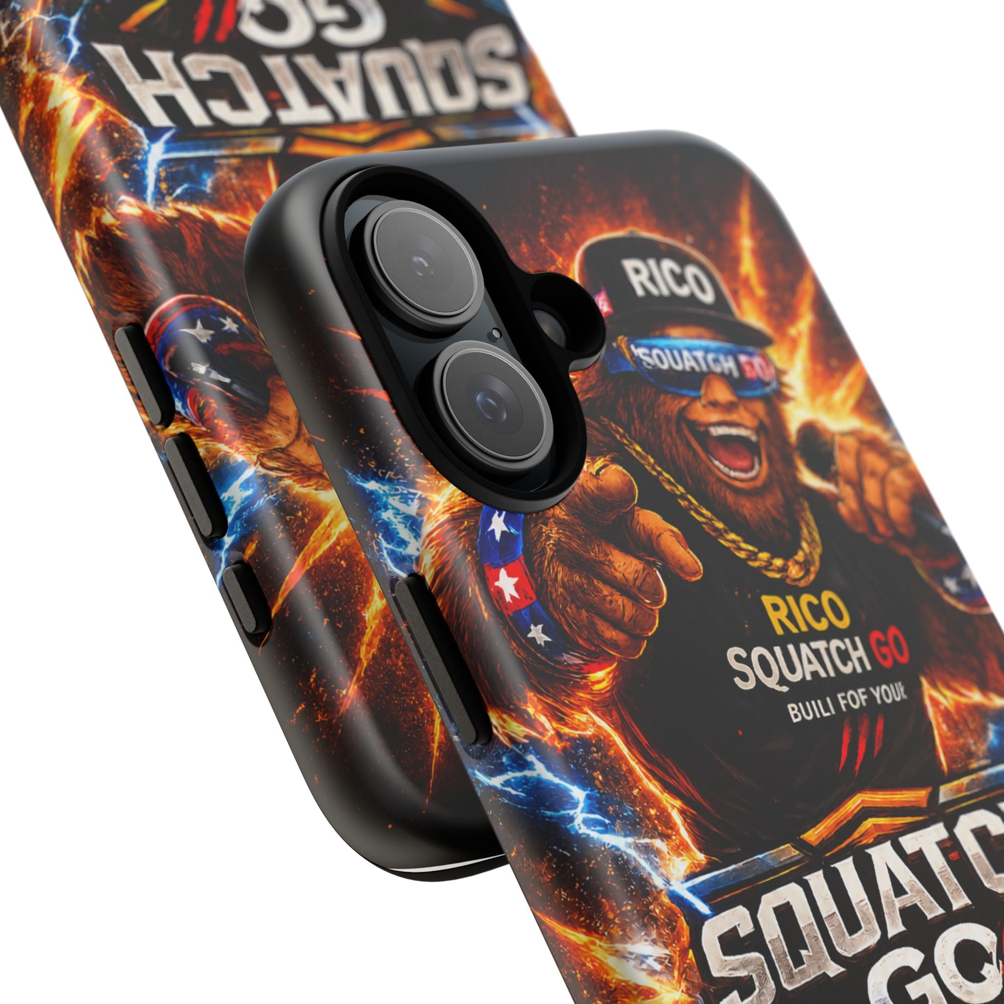 Squatch Go Energy Phone Case — 'Rico Squatch Go' Gamer Energized Tough Case