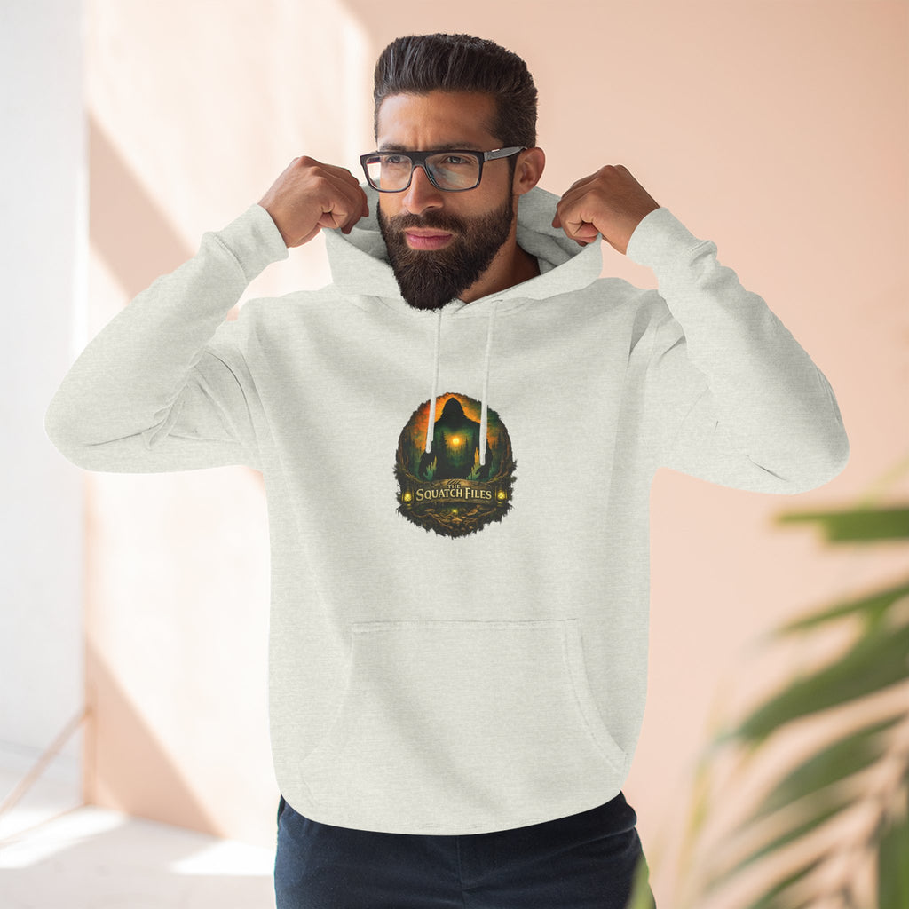 Squatch Go Energy Hoodie — Bigfoot Graphic Fleece Pullover (Made by Nature, Built by Science)