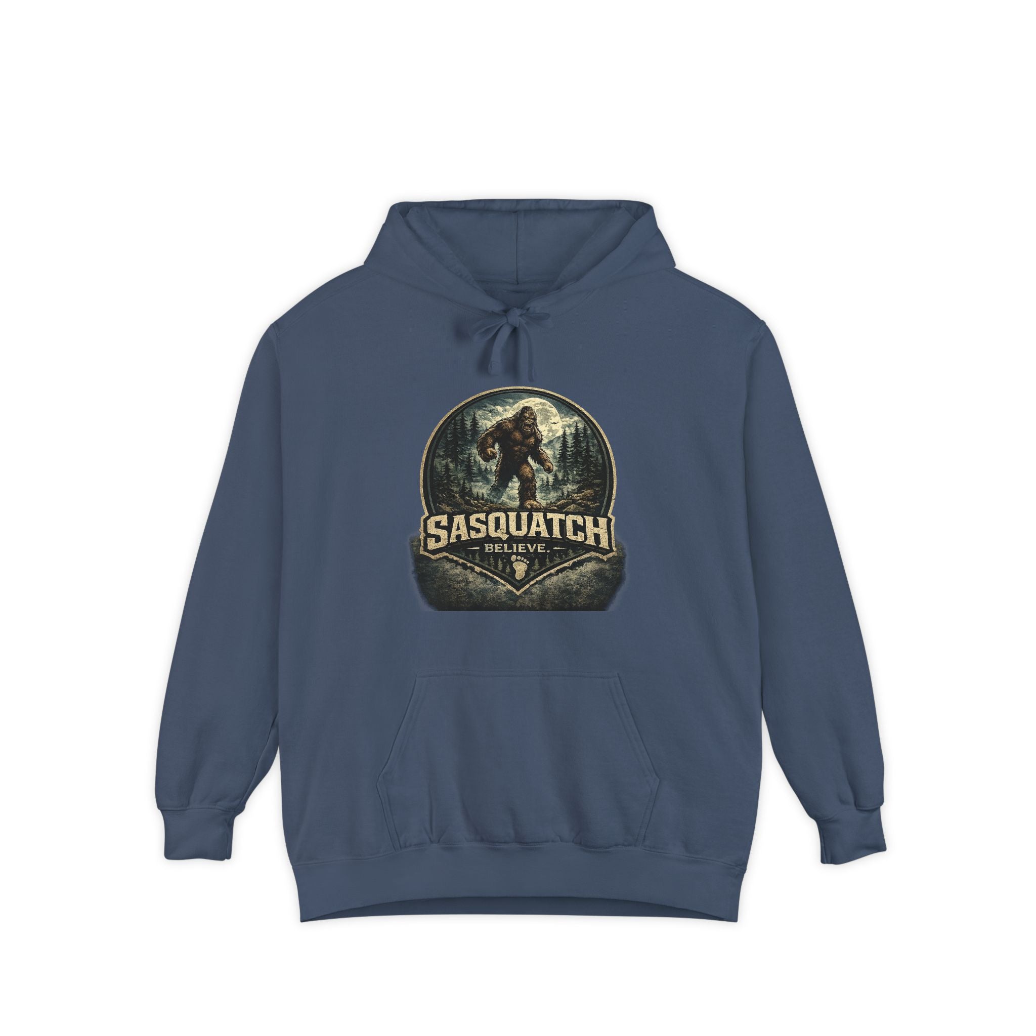 Sasquatch Graphic Hoodie – Vintage Bigfoot Adventure Sweatshirt