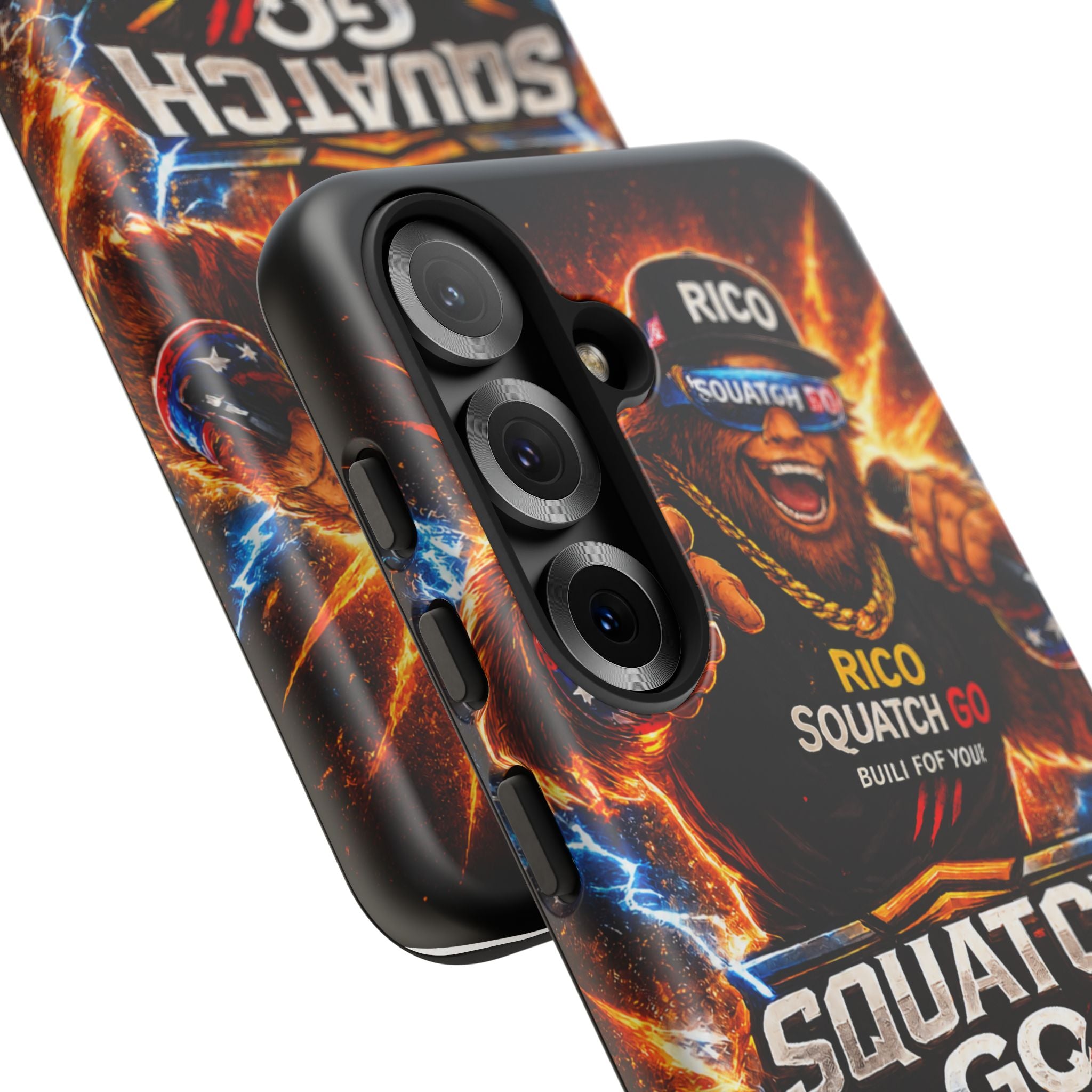 Squatch Go Energy Phone Case — 'Rico Squatch Go' Gamer Energized Tough Case