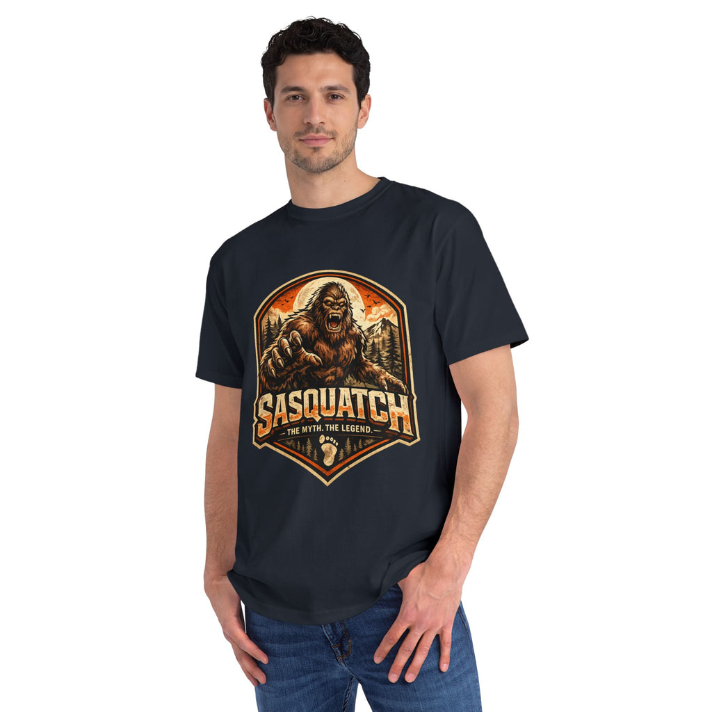 Sasquatch Graphic T-Shirt — "Sasquatch: The Myth The Legend" Retro Outdoor Tee
