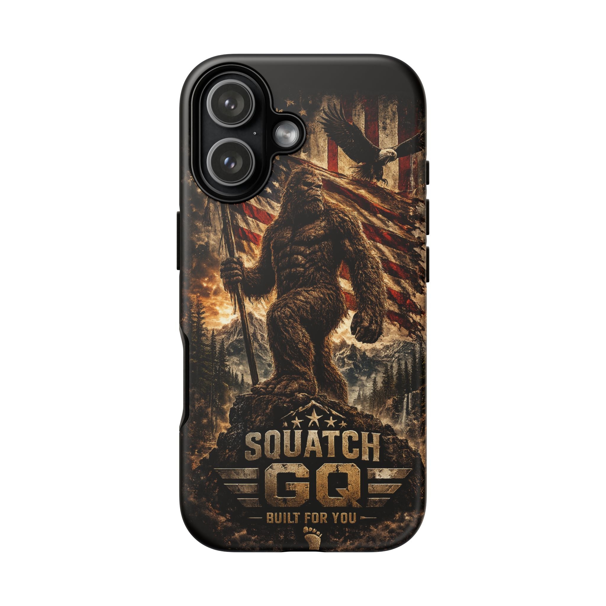 Squatch GQ Phone Case — American Bigfoot Protective iPhone Cover