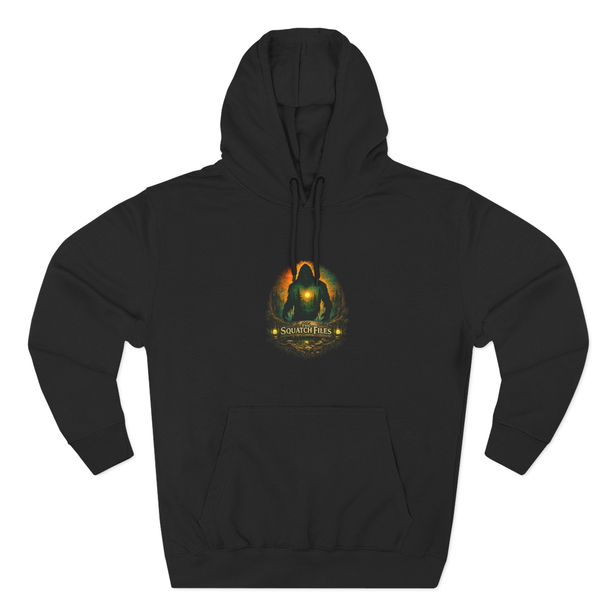 Squatch Go Energy Hoodie — Bigfoot Graphic Fleece Pullover (Made by Nature, Built by Science)