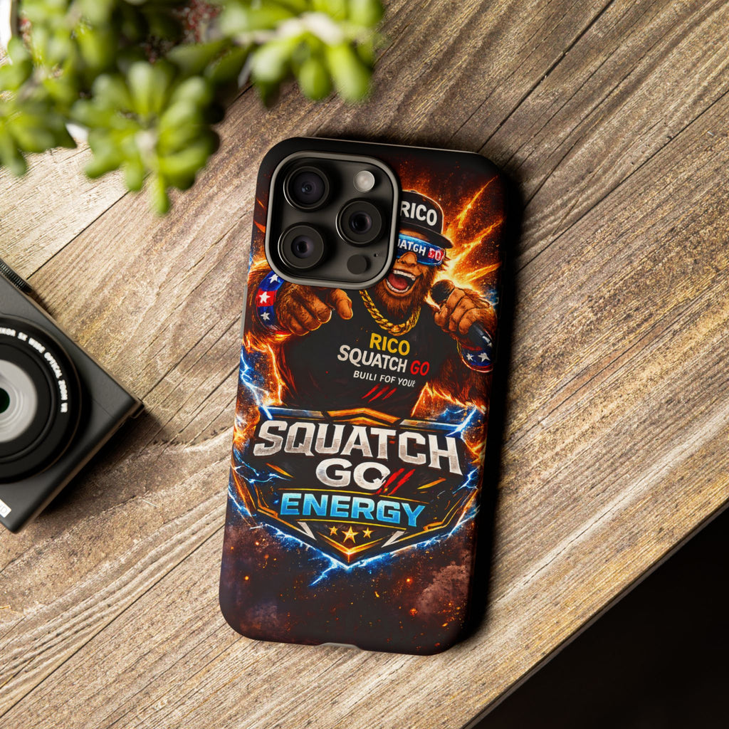 Squatch Go Energy Phone Case — 'Rico Squatch Go' Gamer Energized Tough Case