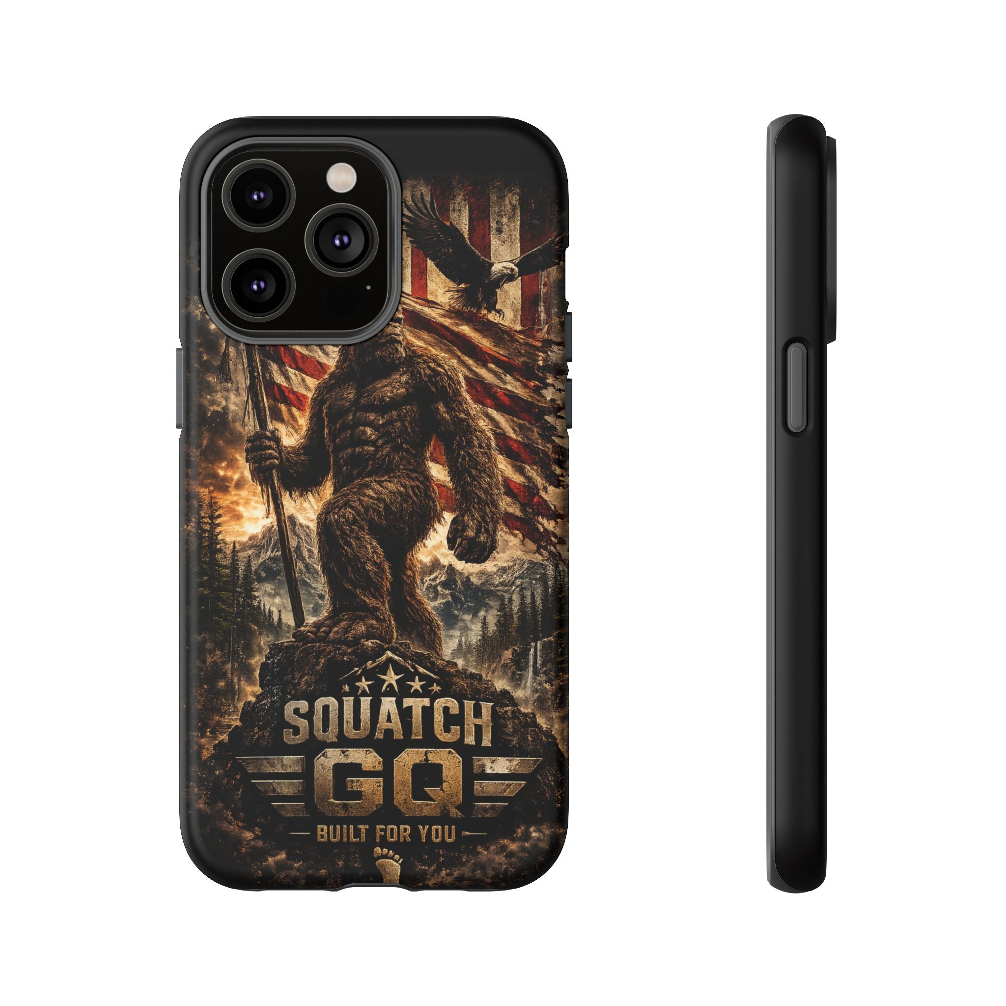 Squatch GQ Phone Case — American Bigfoot Protective iPhone Cover