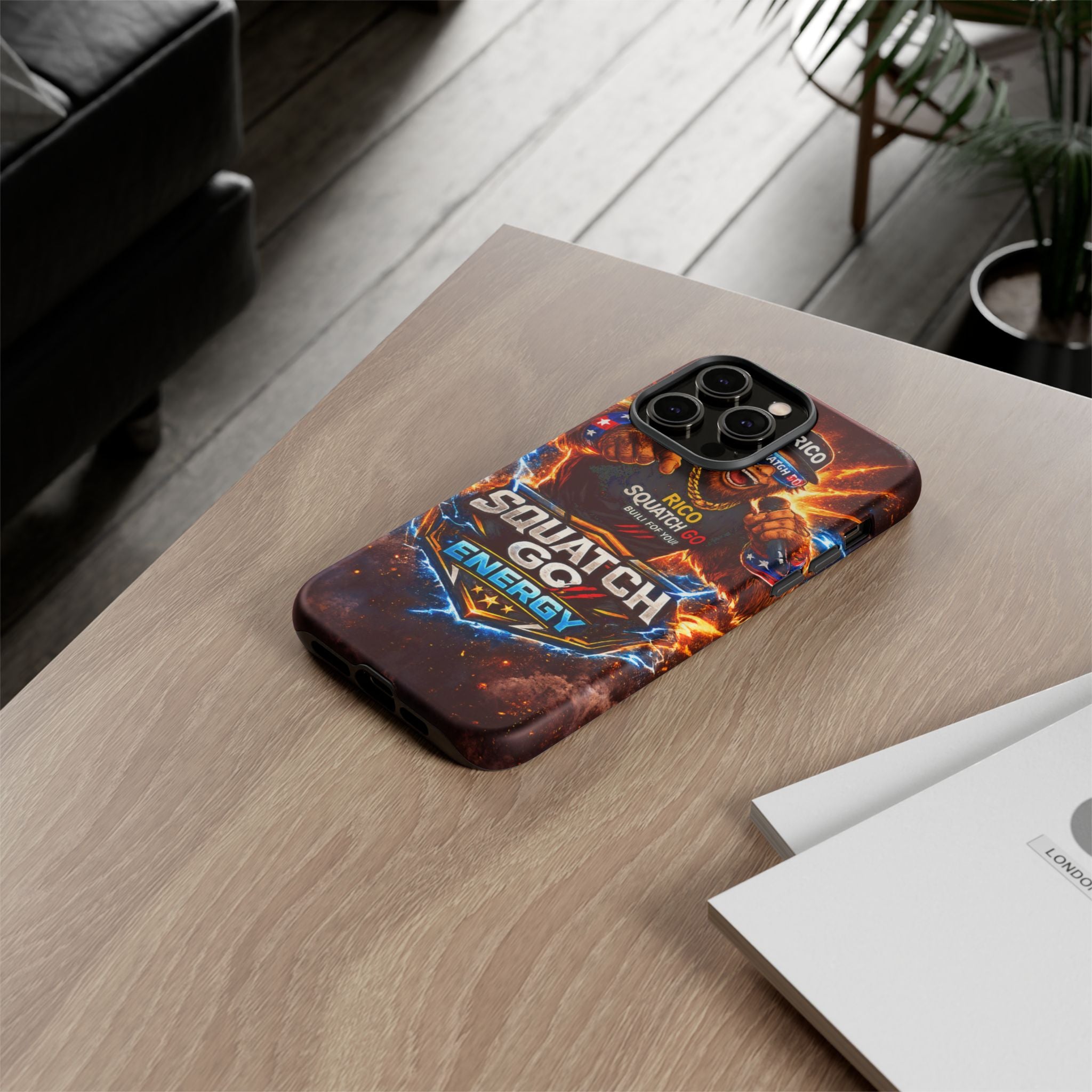 Squatch Go Energy Phone Case — 'Rico Squatch Go' Gamer Energized Tough Case