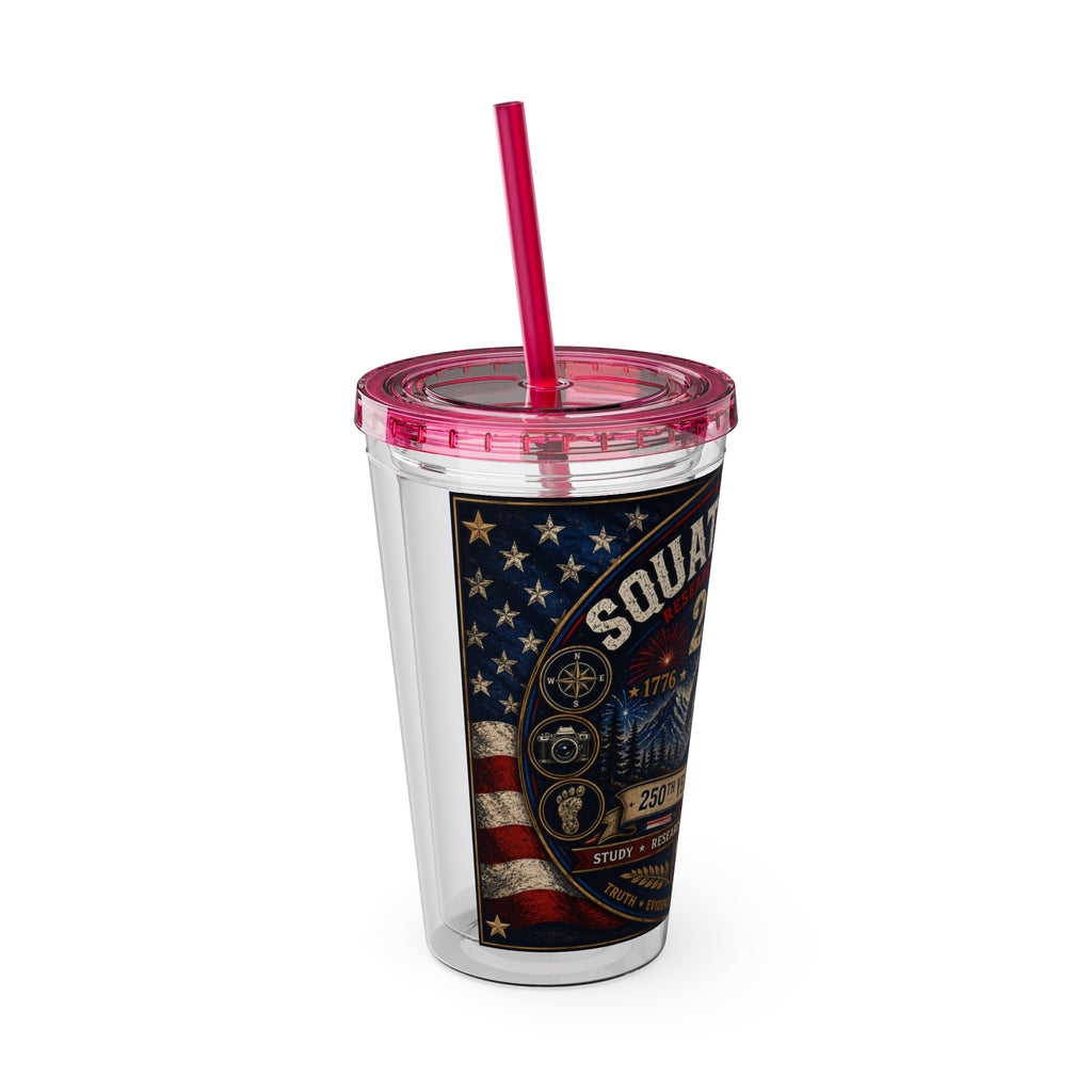 Sasquatch Files 250th Anniversary Tumbler — 16oz Insulated Straw Cup