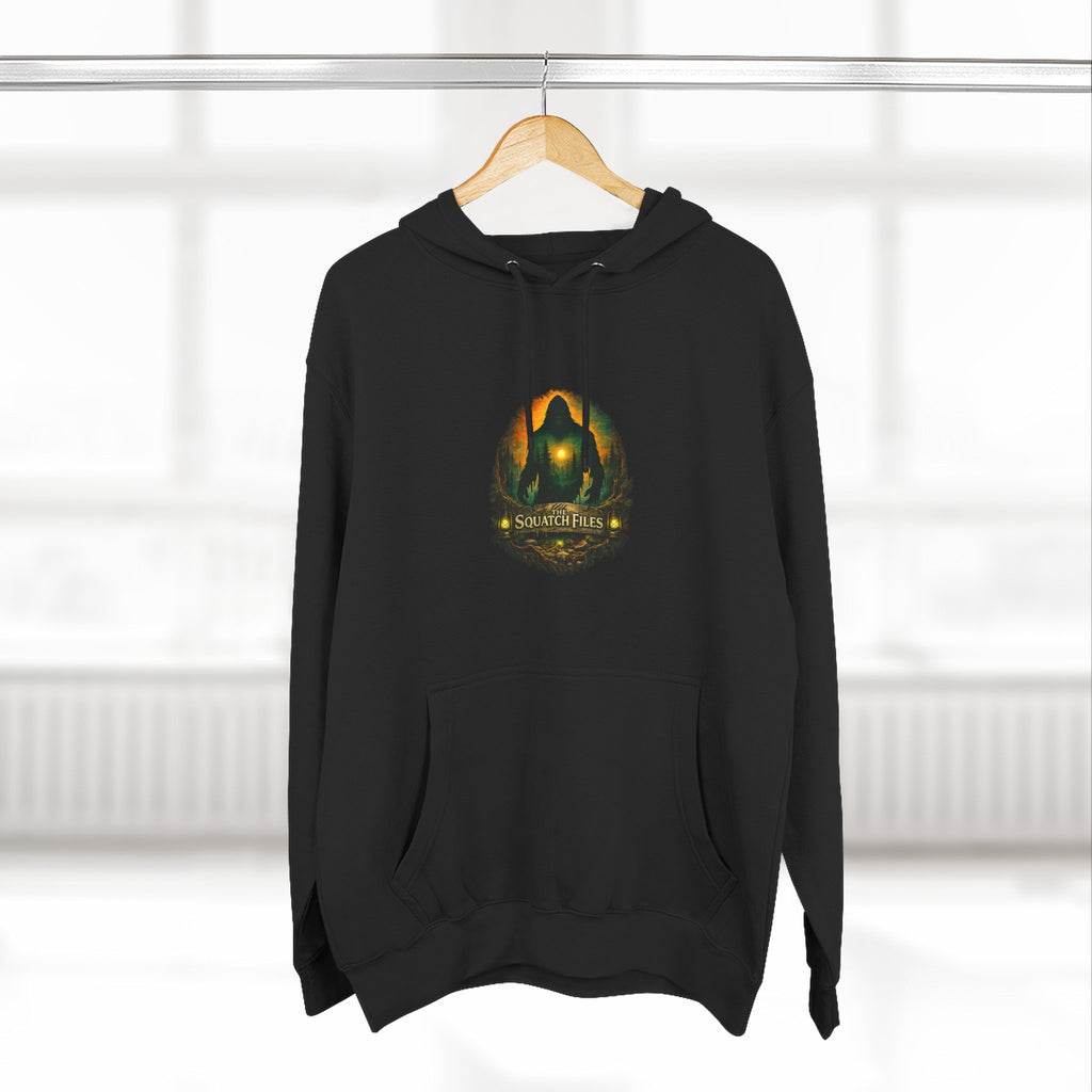Squatch Go Energy Hoodie — Bigfoot Graphic Fleece Pullover (Made by Nature, Built by Science)