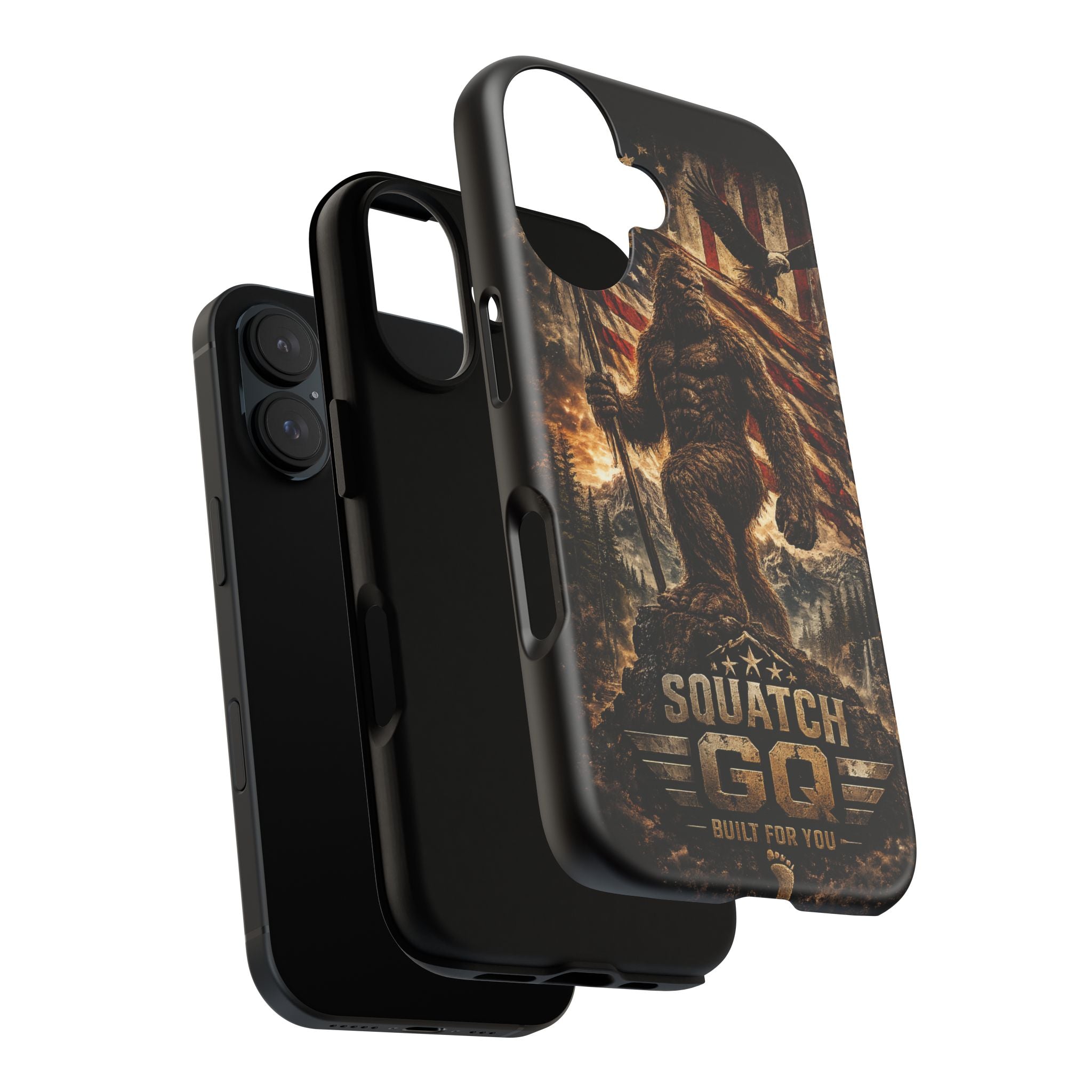 Squatch GQ Phone Case — American Bigfoot Protective iPhone Cover