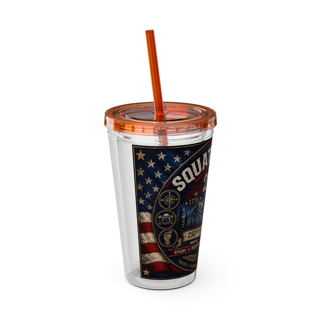 Sasquatch Files 250th Anniversary Tumbler — 16oz Insulated Straw Cup