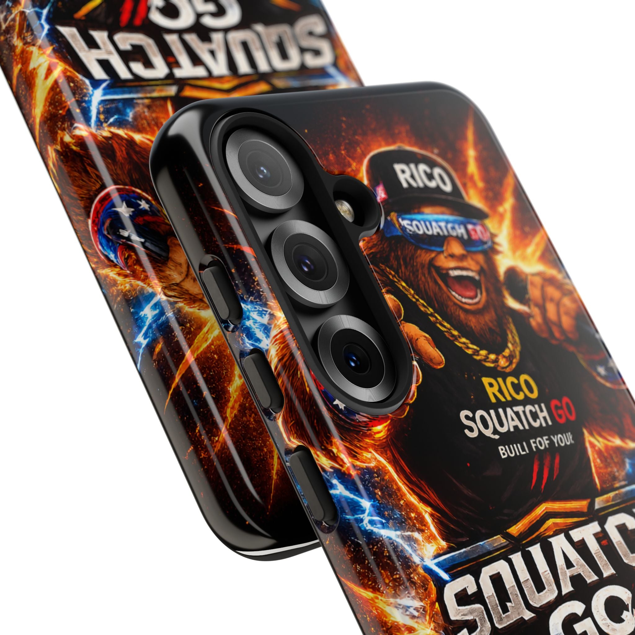 Squatch Go Energy Phone Case — 'Rico Squatch Go' Gamer Energized Tough Case