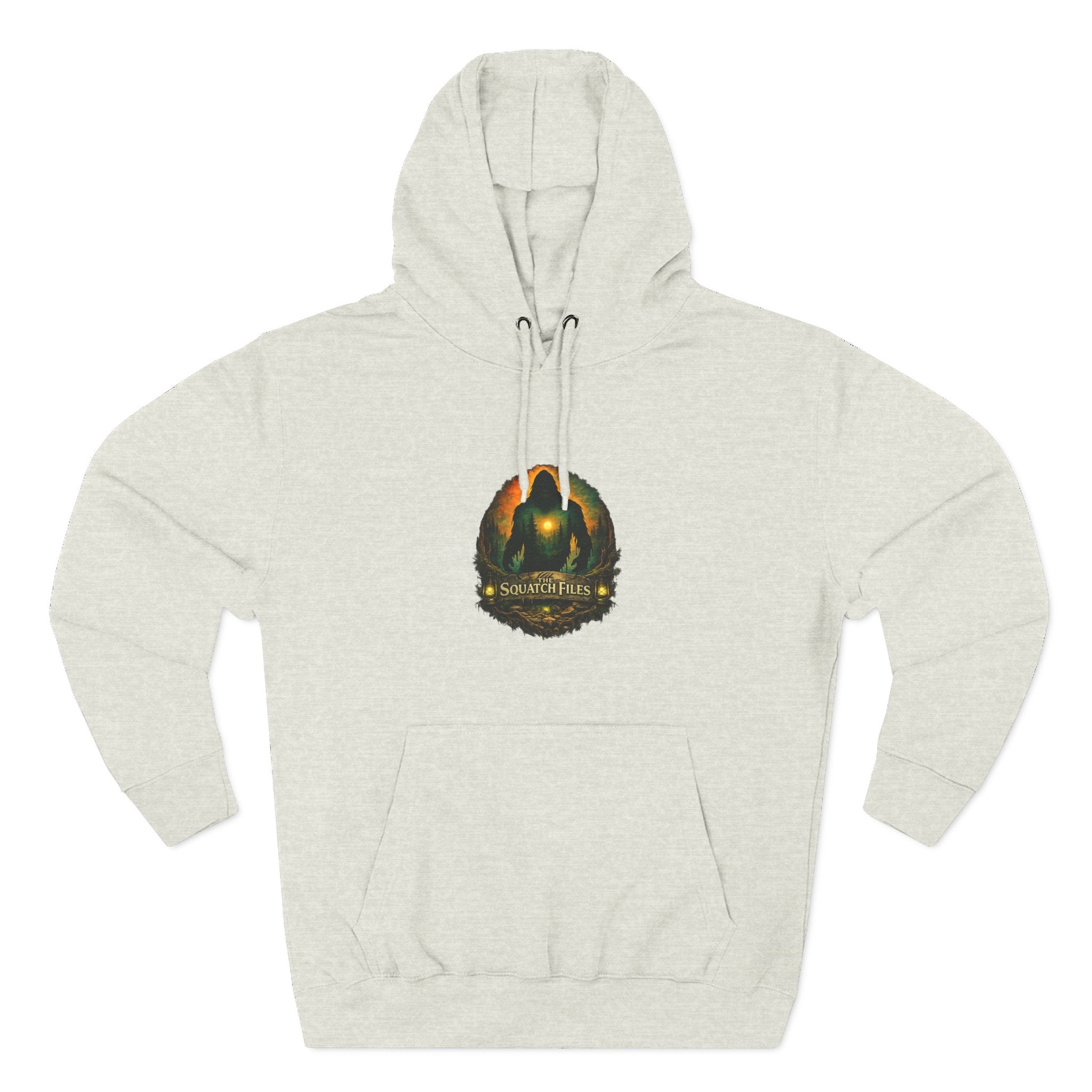 Squatch Go Energy Hoodie — Bigfoot Graphic Fleece Pullover (Made by Nature, Built by Science)